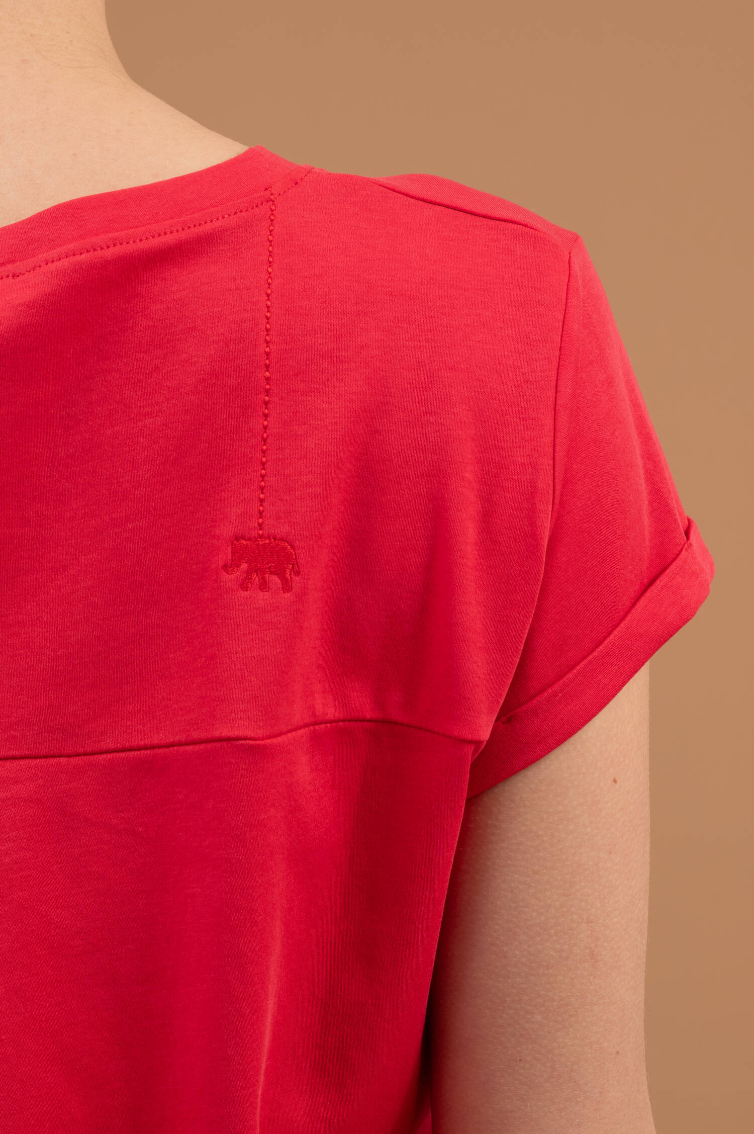 Bio Baumwoll-Shirt LILY in Geraniumpink