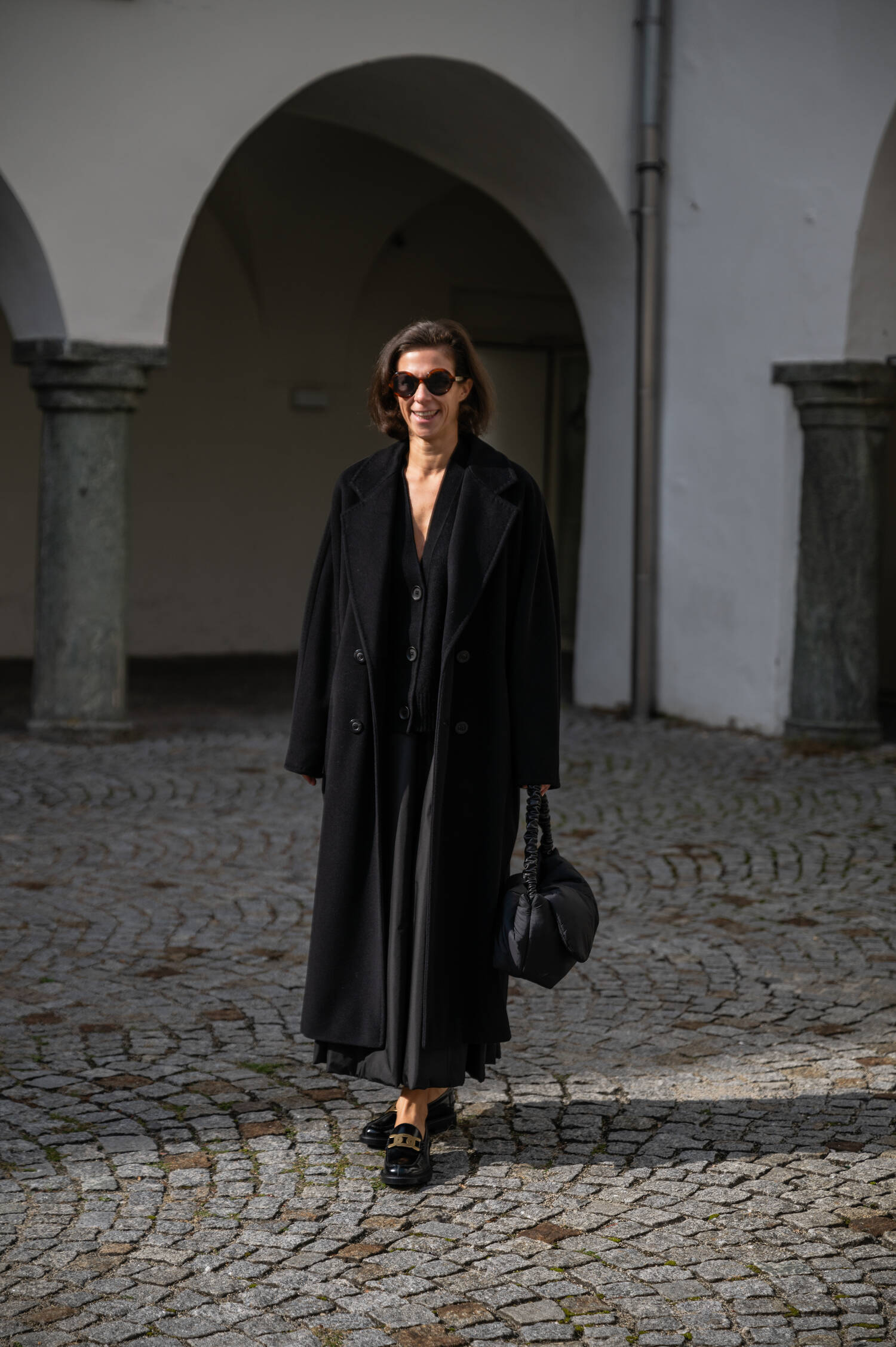 Rollkragenpullover aus Cashmere in Natur