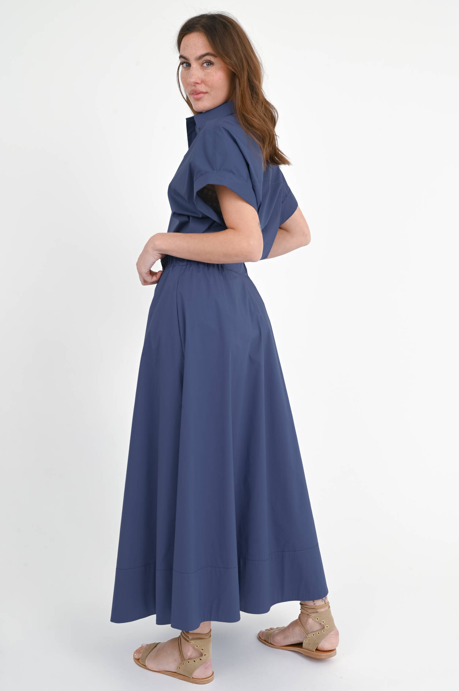 Maxi-Rock SUSANNE in Schieferblau