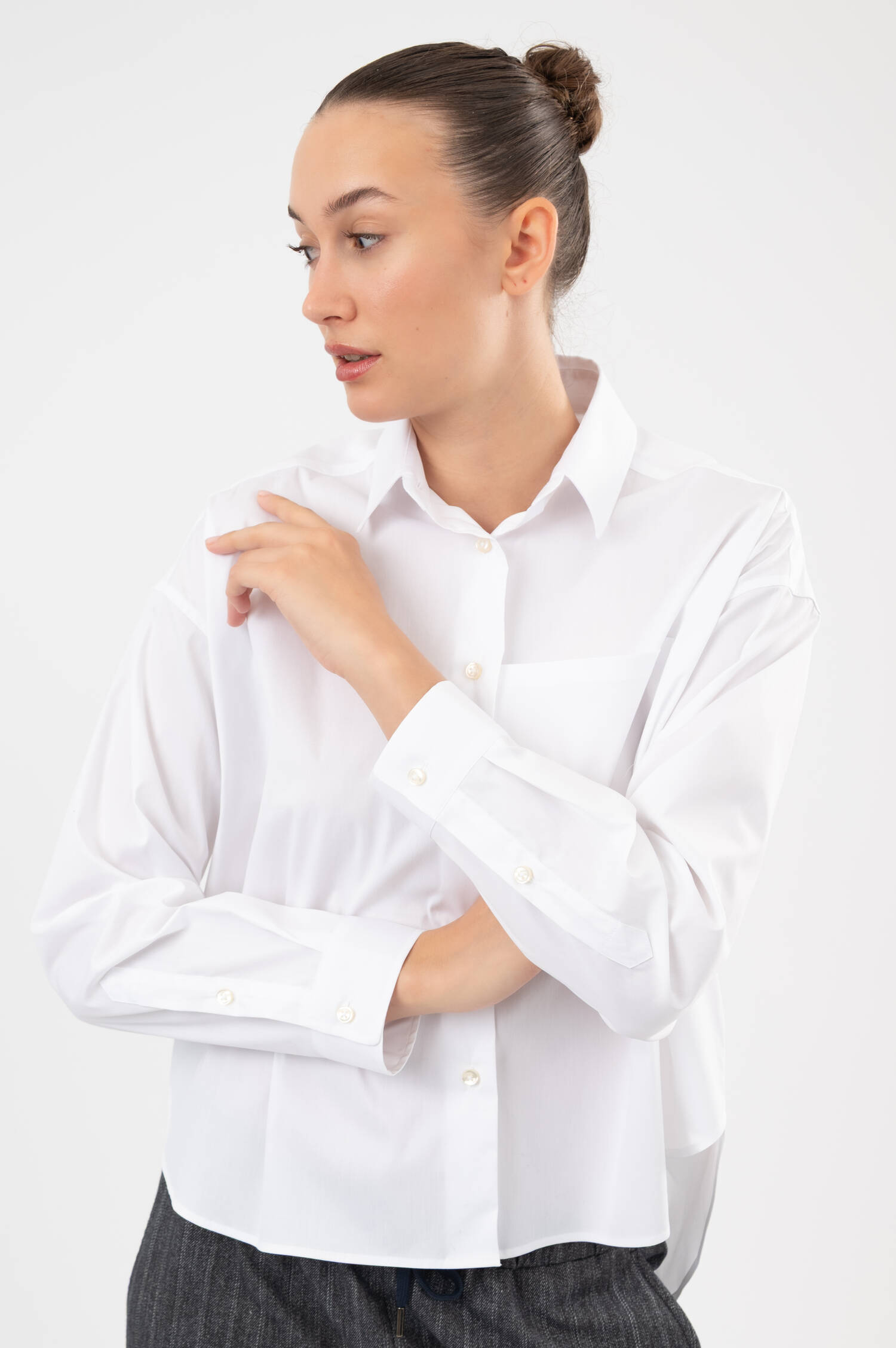 Bluse ELLA in Weiß Bluse ELLA in Weiß