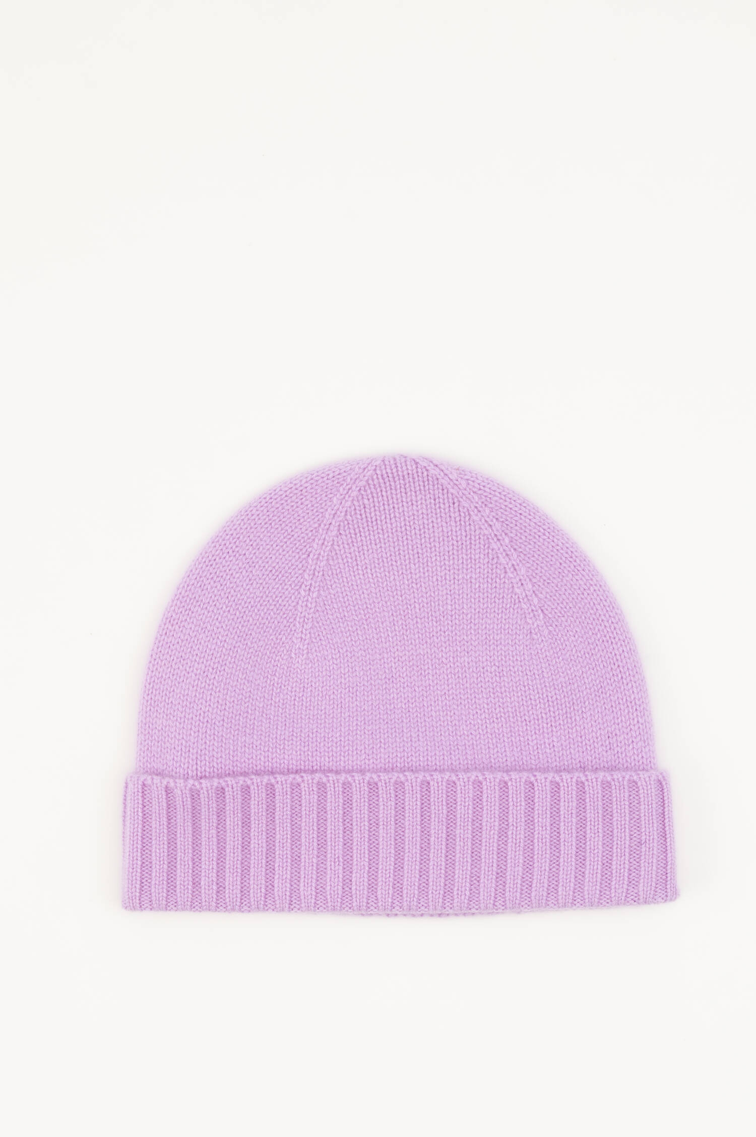 Cashmere-Beanie in Violett