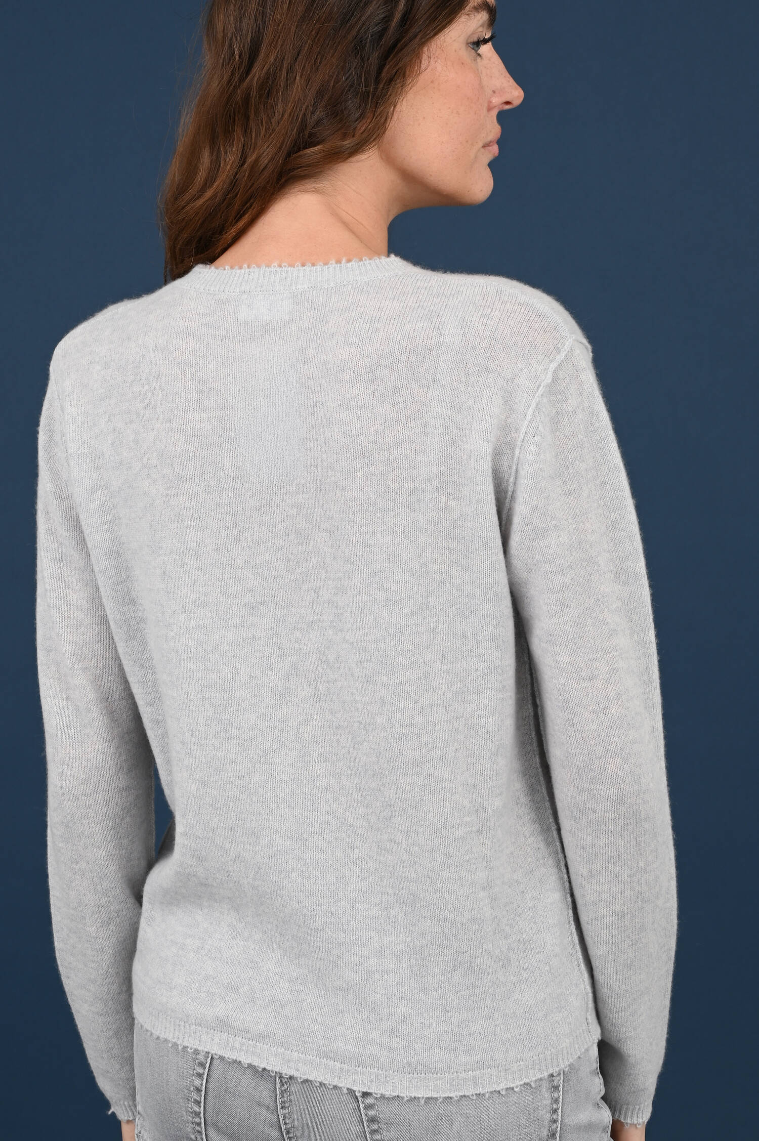 Cashmere Strickweste in Sanderling