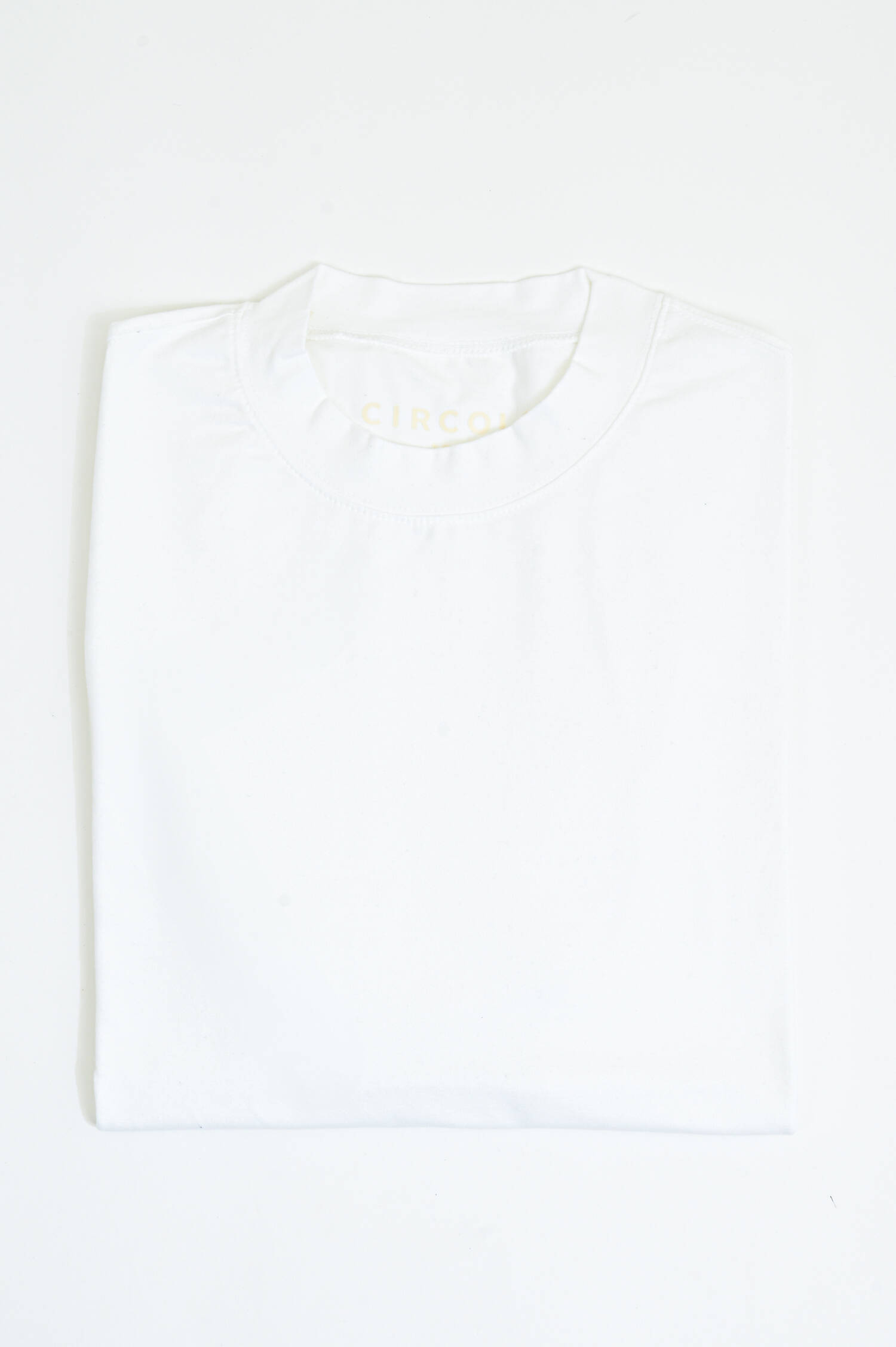 Loose Fit Kurzarm-Shirt in Bianco