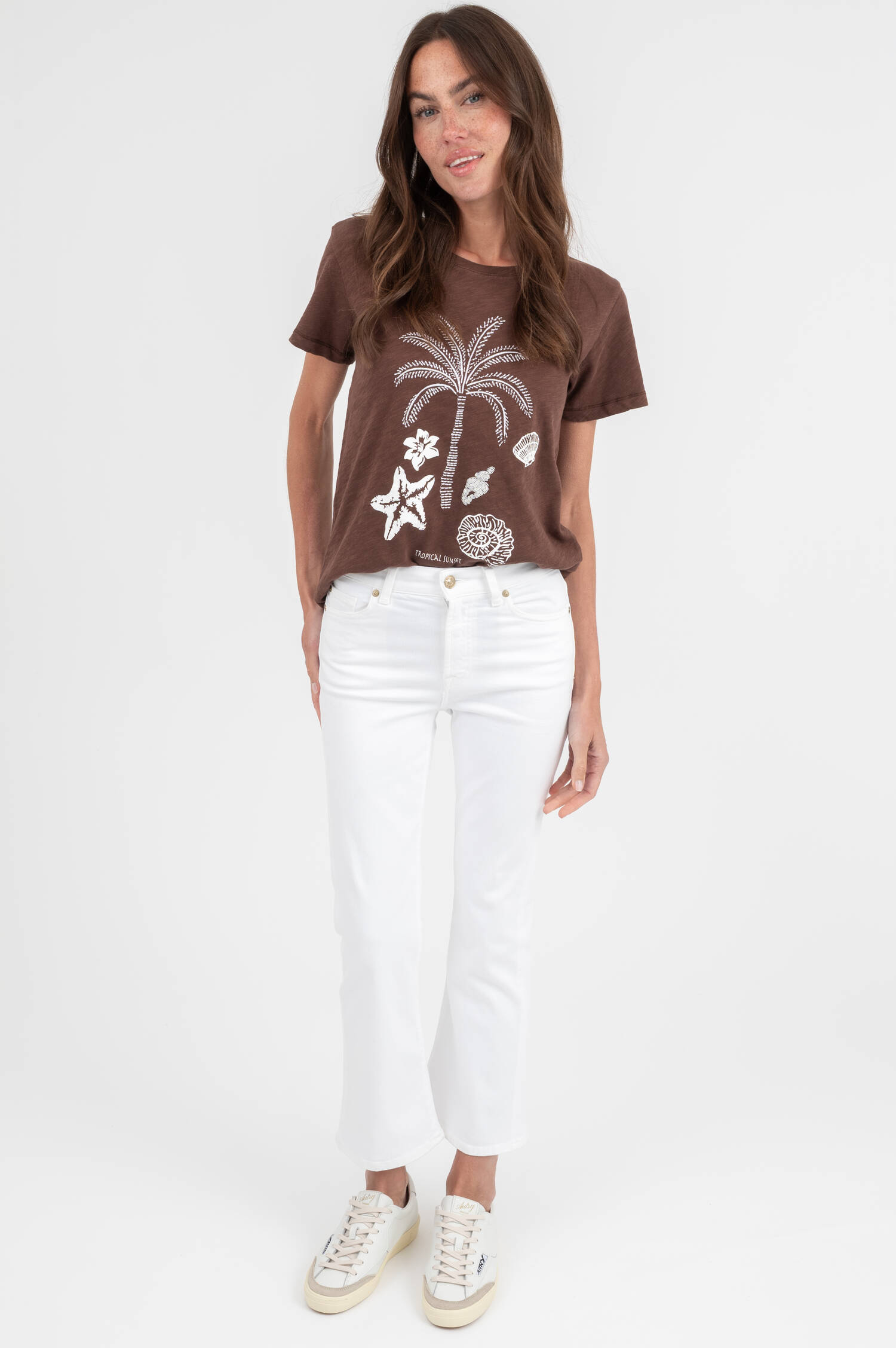 Jeans CROPPED BOOTCUT in Weiß Jeans CROPPED BOOTCUT in Weiß