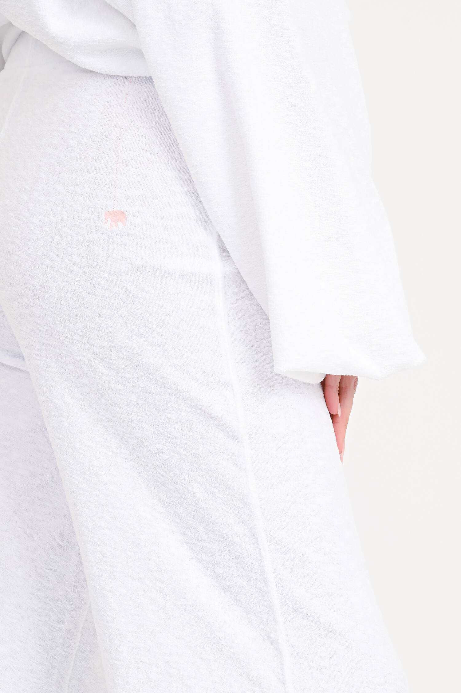 Frottee-Hose ELENYA in Weiß