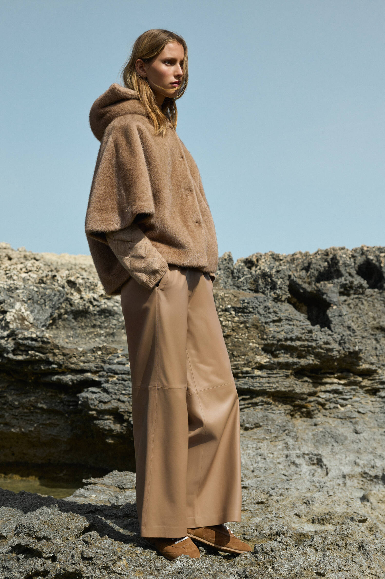Faux-Fur-Jacke CILET in Camel Faux-Fur-Jacke CILET in Camel