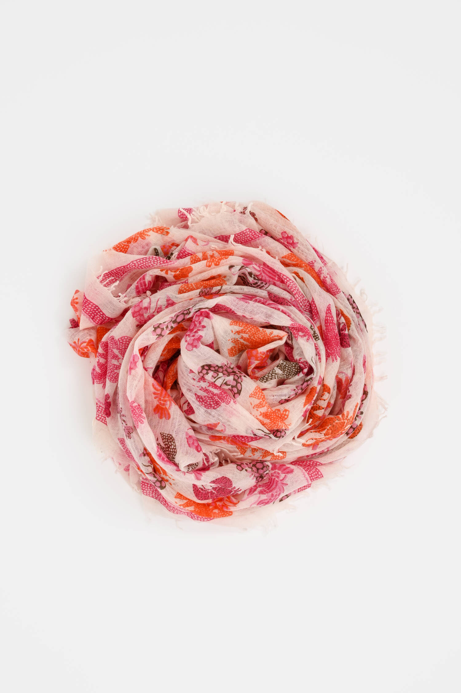 Woll-Tuch OBSTER in Pink