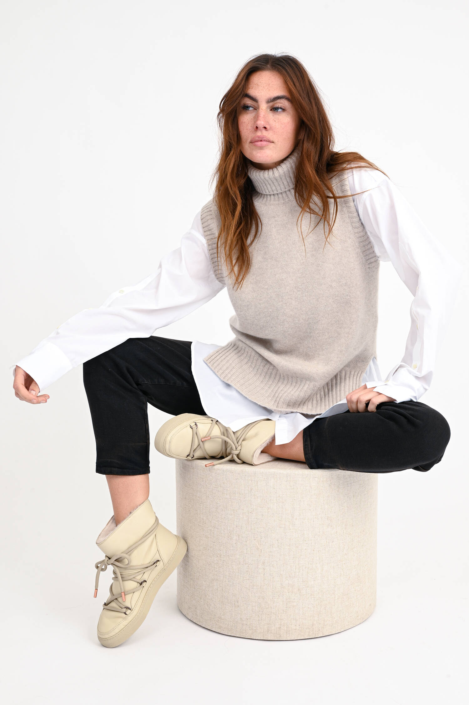 Jeans PEARL aus Bio-Baumwolle in Anthrazit Jeans PEARL aus Bio-Baumwolle in Anthrazit