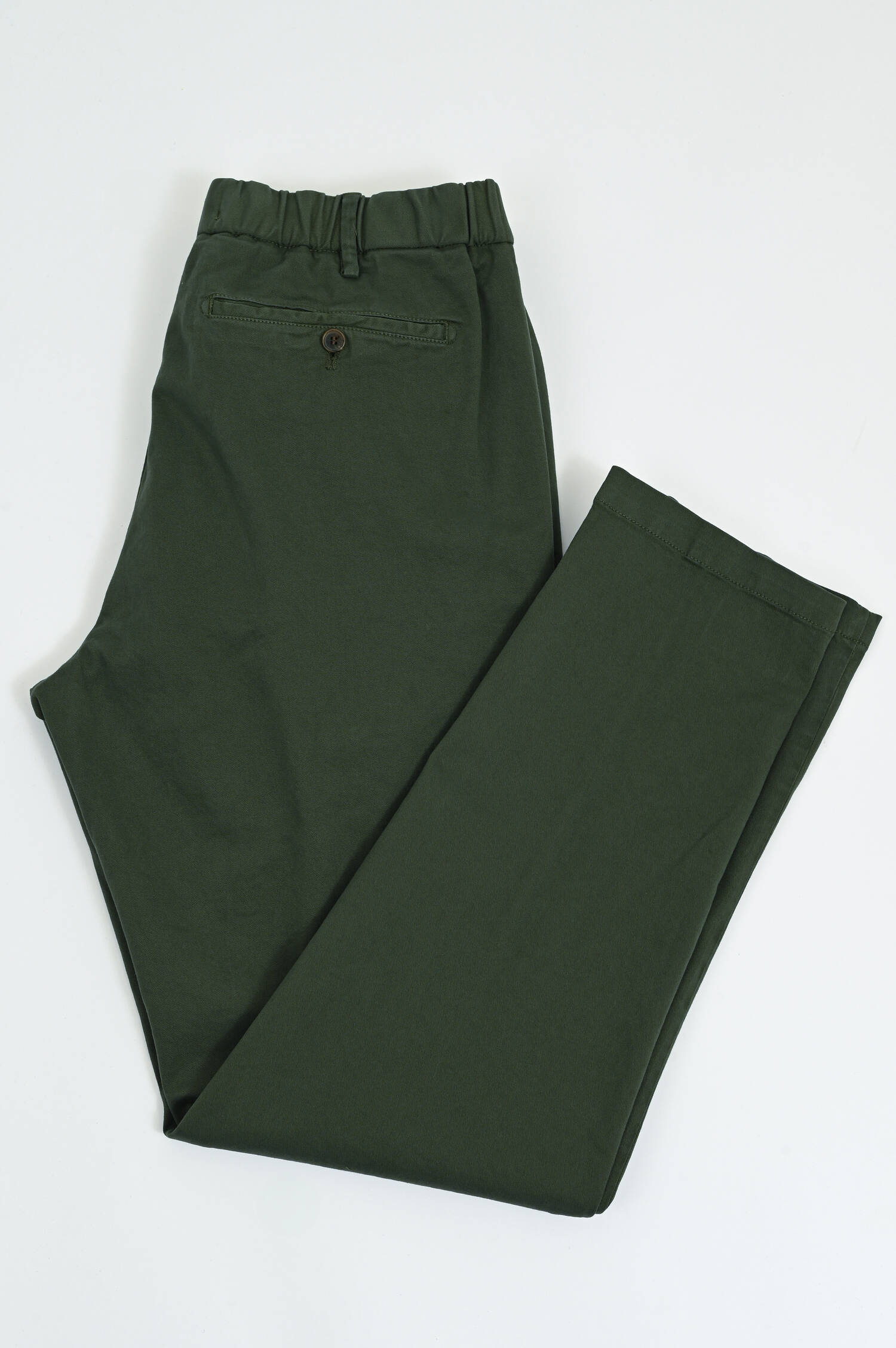 Hose aus Baumwolle in Oliv