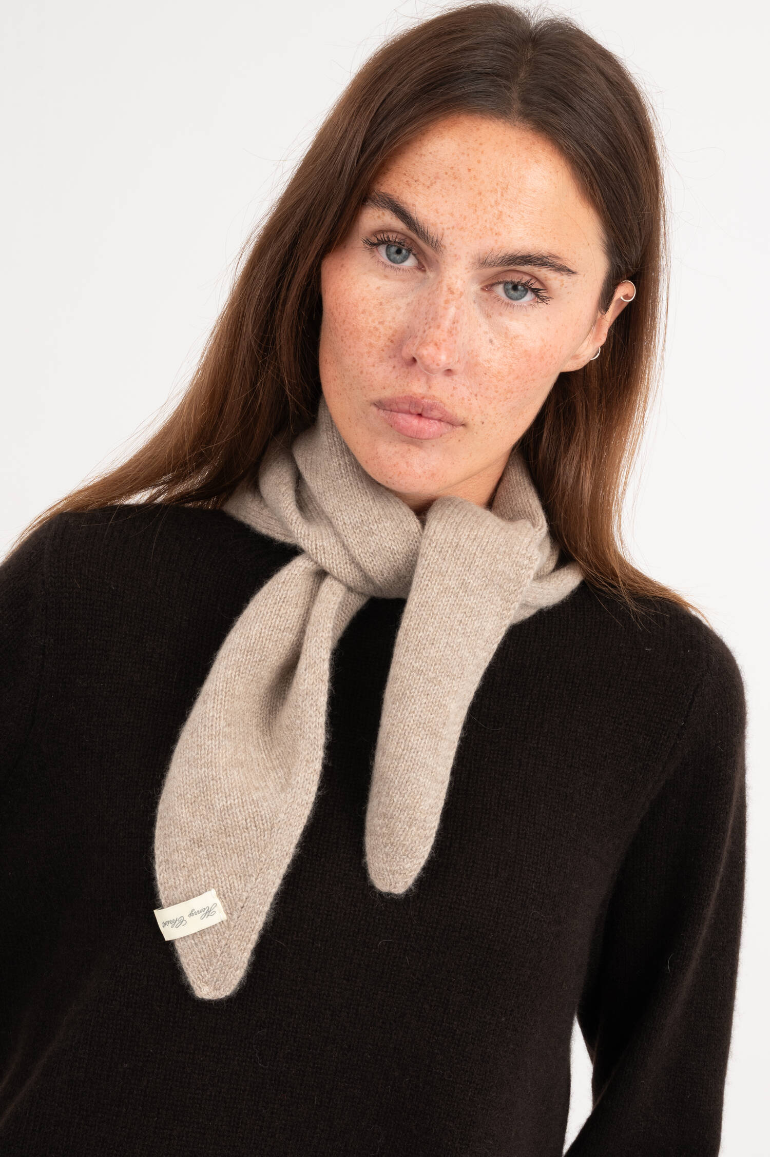 Cashmere Schal in Beige