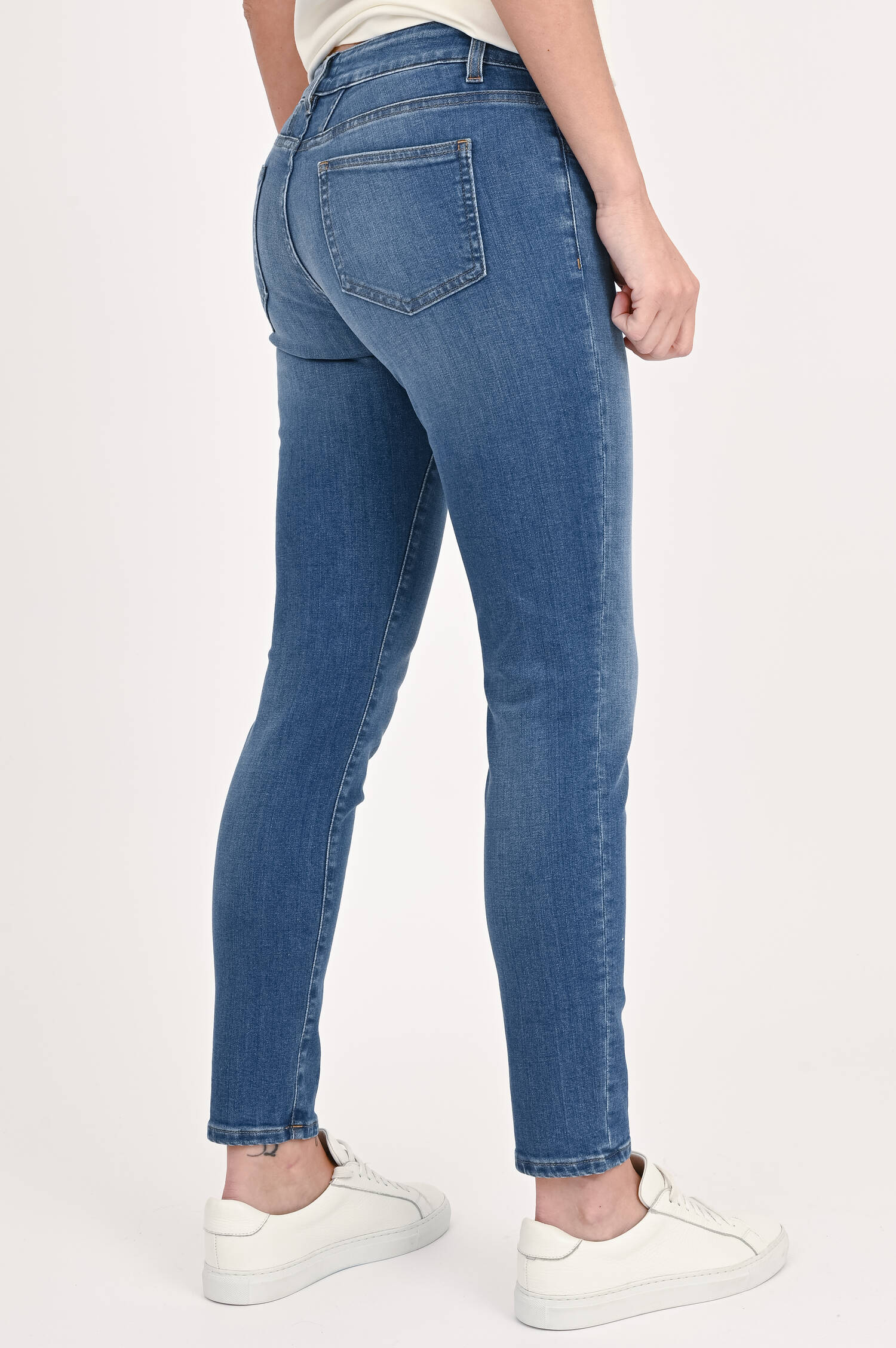 Slim Fit Jeans BAKER in Mittelblau