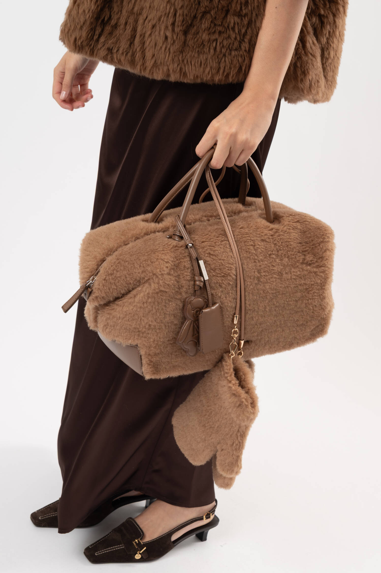 Handtasche TEDDYHOL in Camel