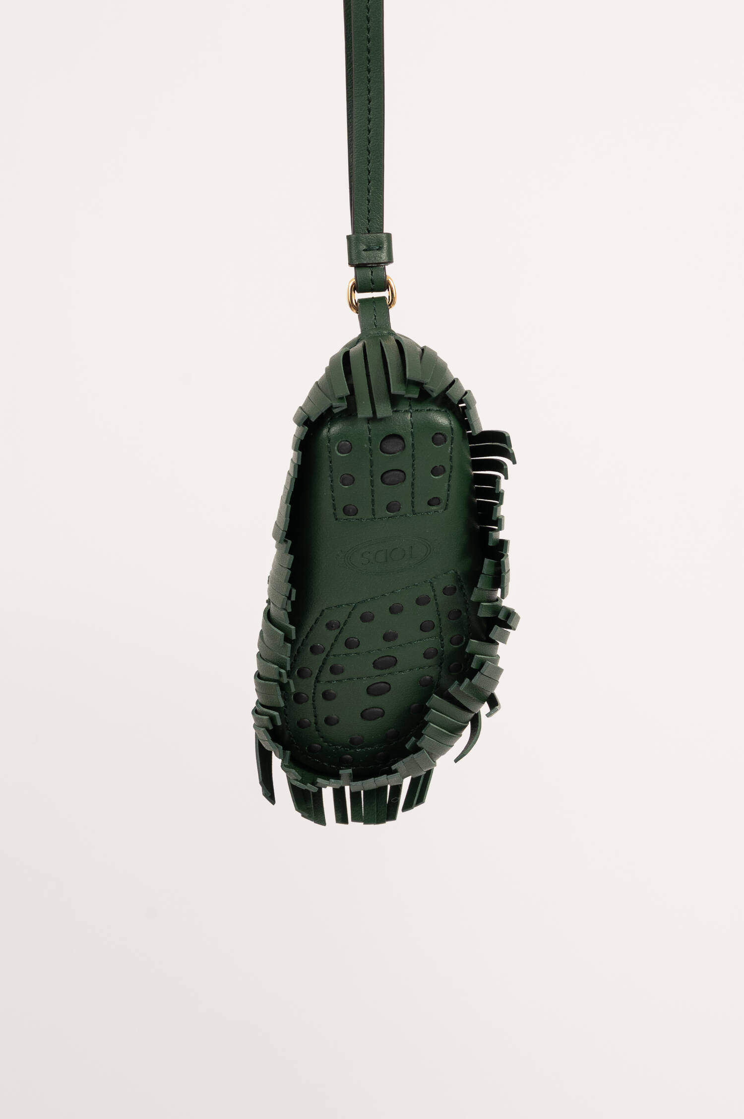 Schlüsselanhänger Minischuh SCARPINA in Dunkelgrün