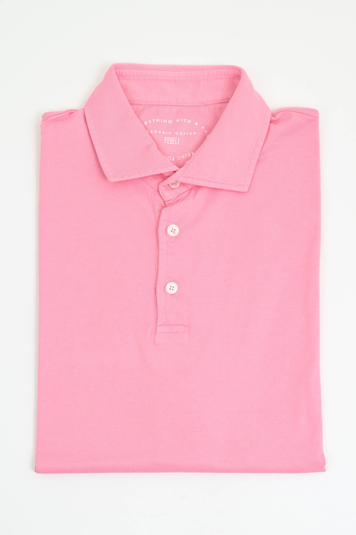 Jersey-Poloshirt in Bright Pink Jersey-Poloshirt in Bright Pink