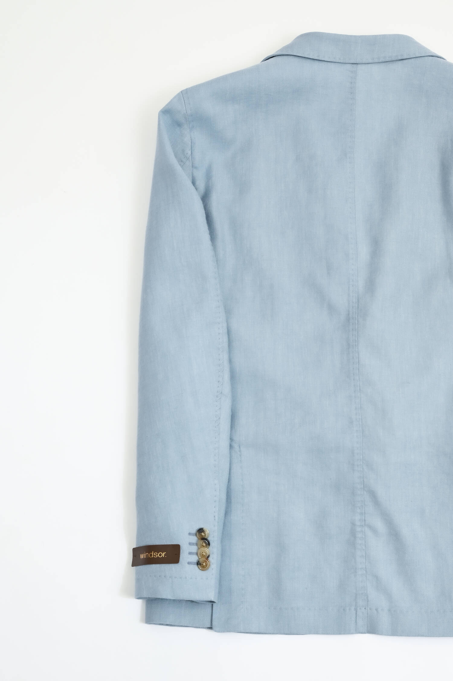 Sakko aus Leinen-Mix in Hellblau Sakko aus Leinen-Mix in Hellblau