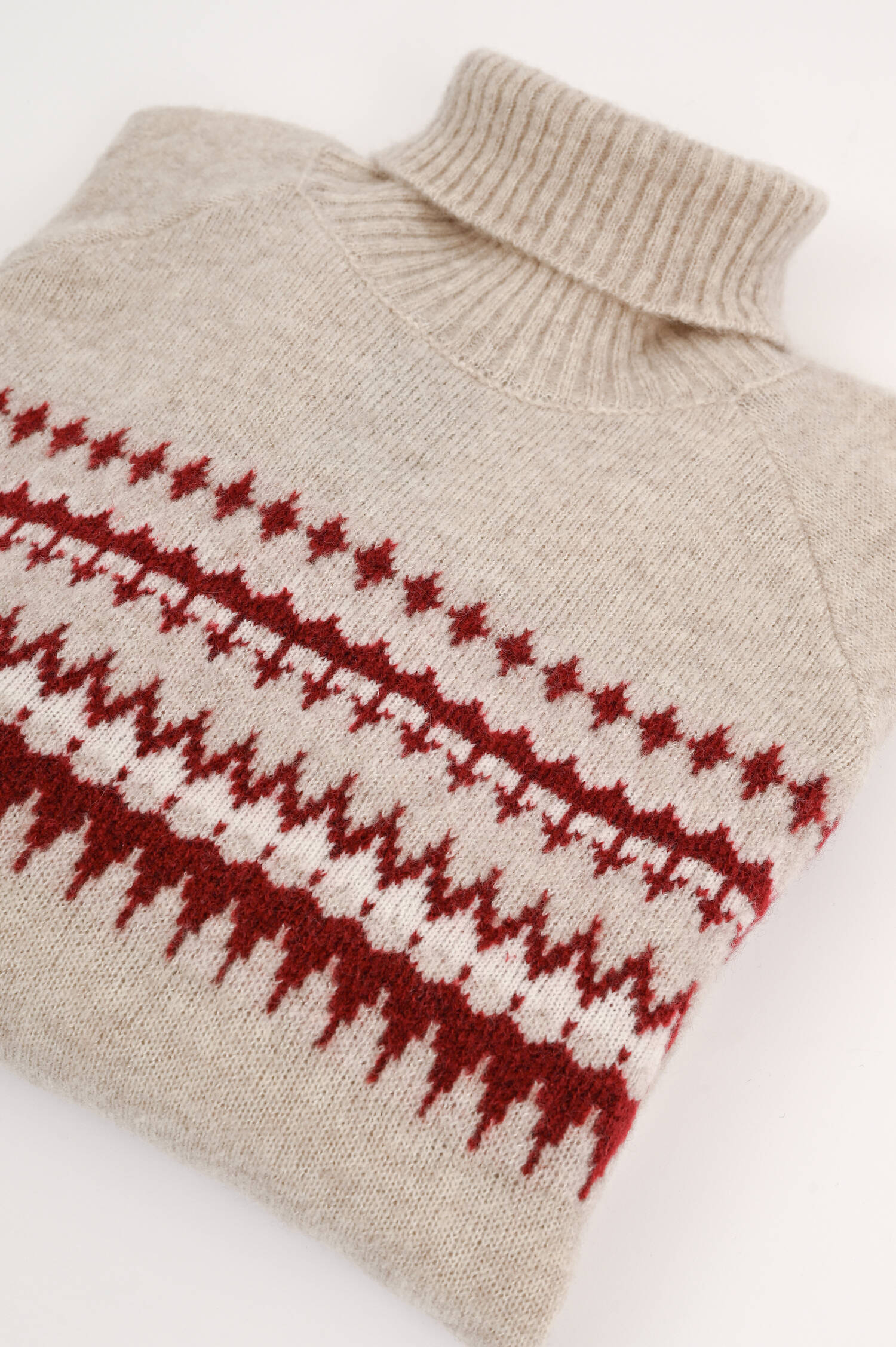 Cashmix Rollkragenpullover in Beige Cashmix Rollkragenpullover in Beige