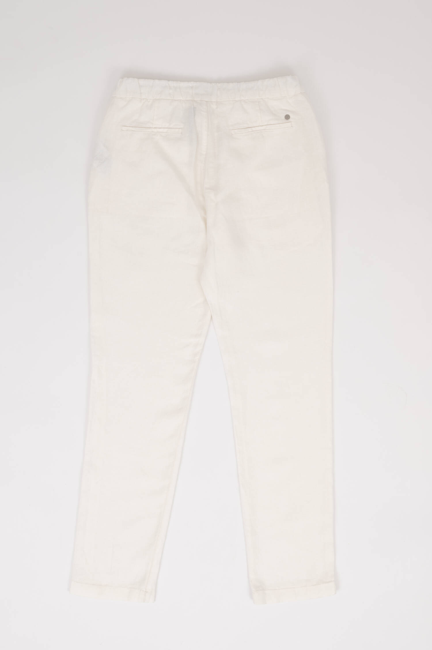Leinenhose VIRGO TAPERED in Weiß