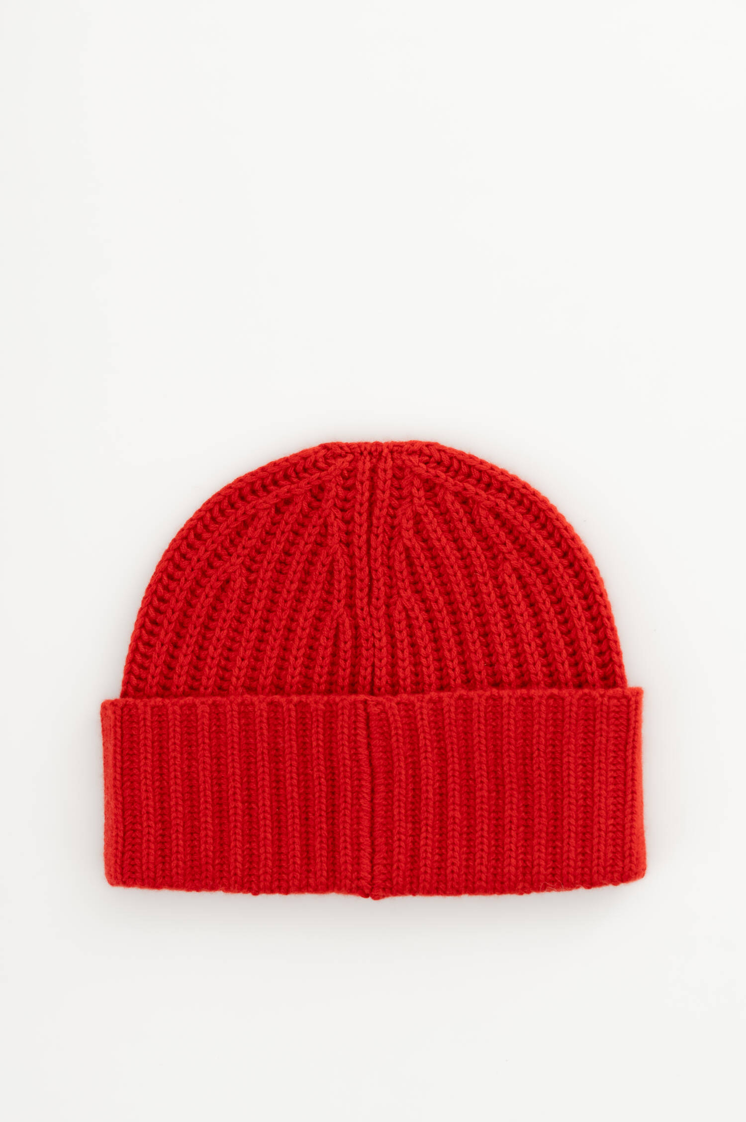 Woll-Cashmere-Beanie in Rot Woll-Cashmere-Beanie in Rot
