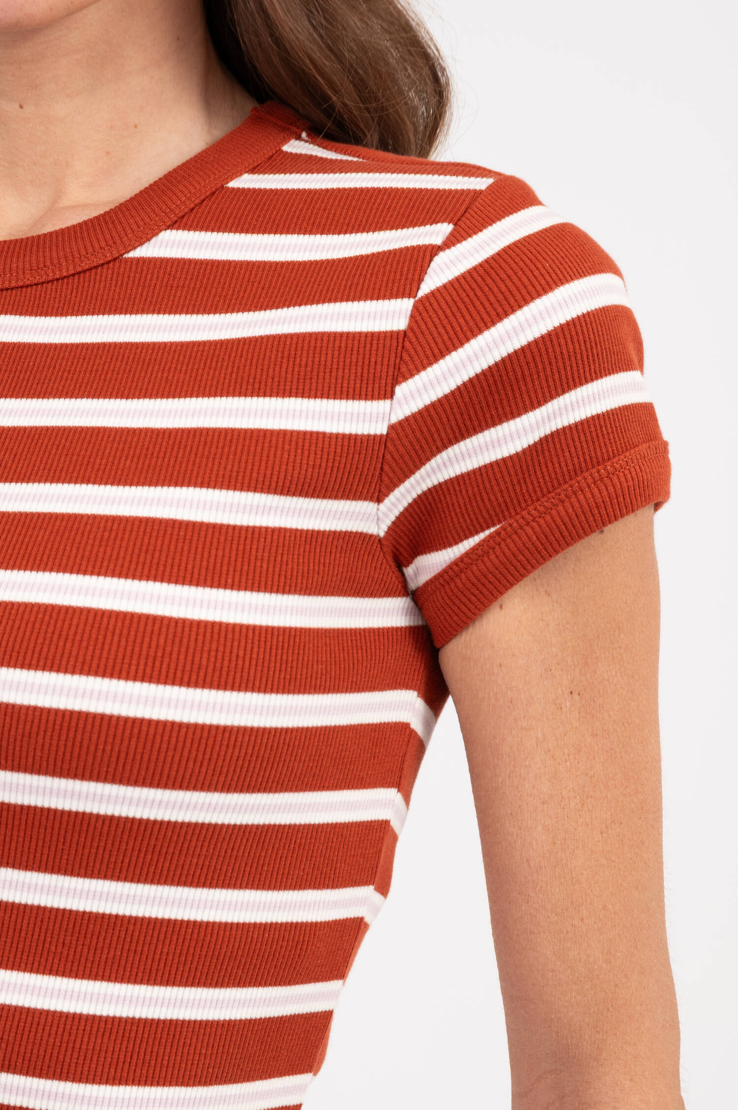 Slim Fit T-Shirt in Terracotta