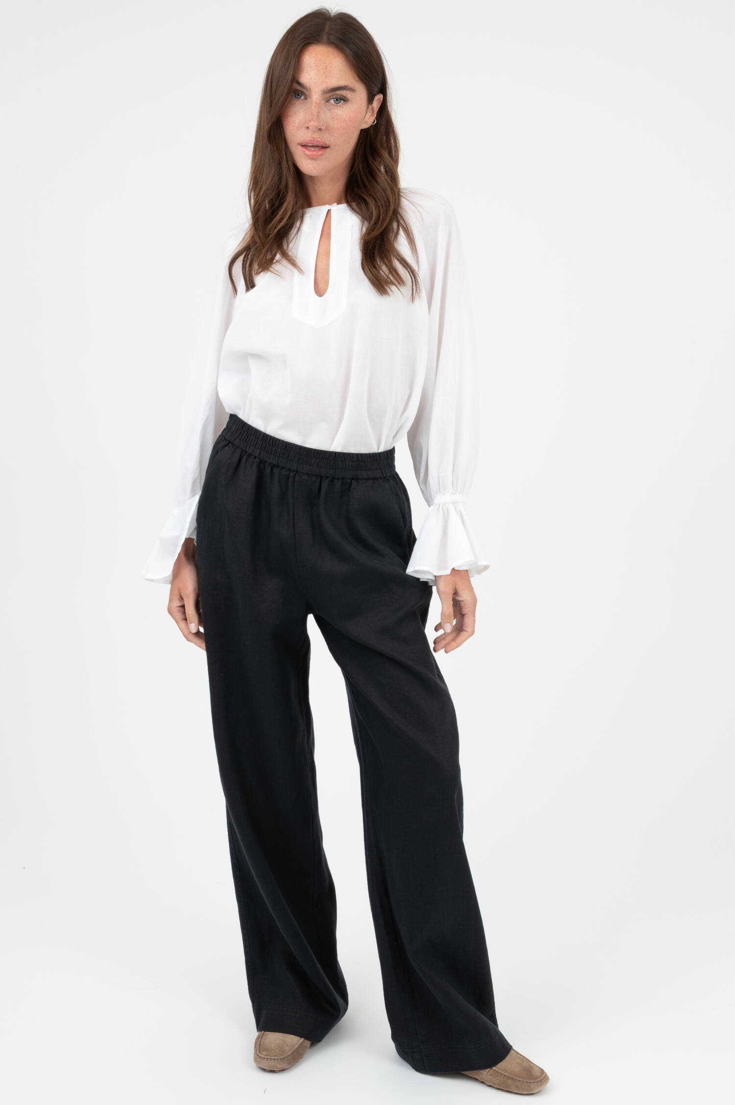 Leinenhose WINONA in Navy