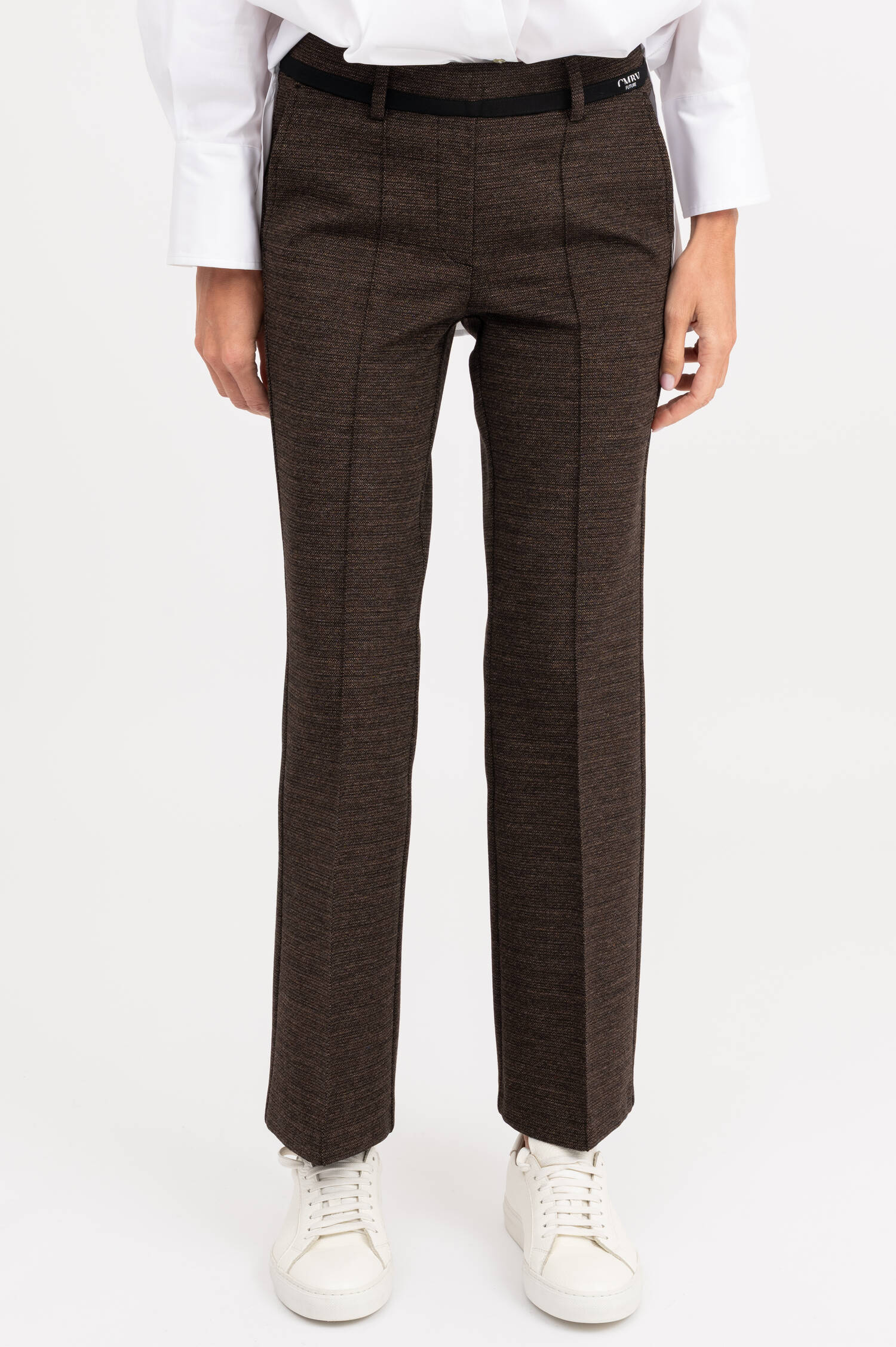 Jersey-Tweed-Hose in Braun Jersey-Tweed-Hose in Braun