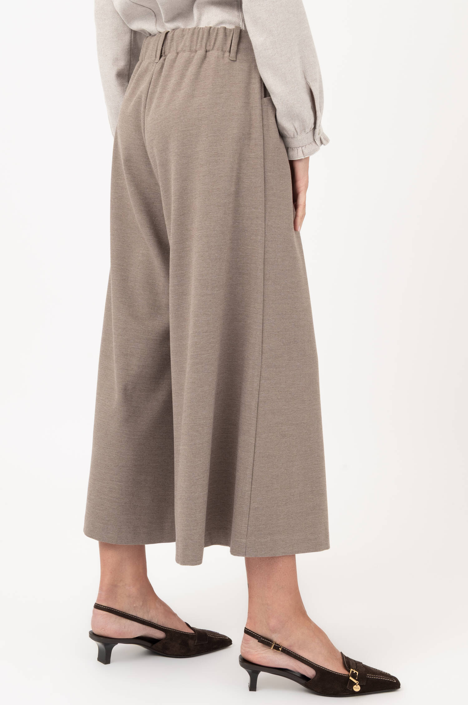 Wide-Leg Bundfaltenhose in Beige Wide-Leg Bundfaltenhose in Beige