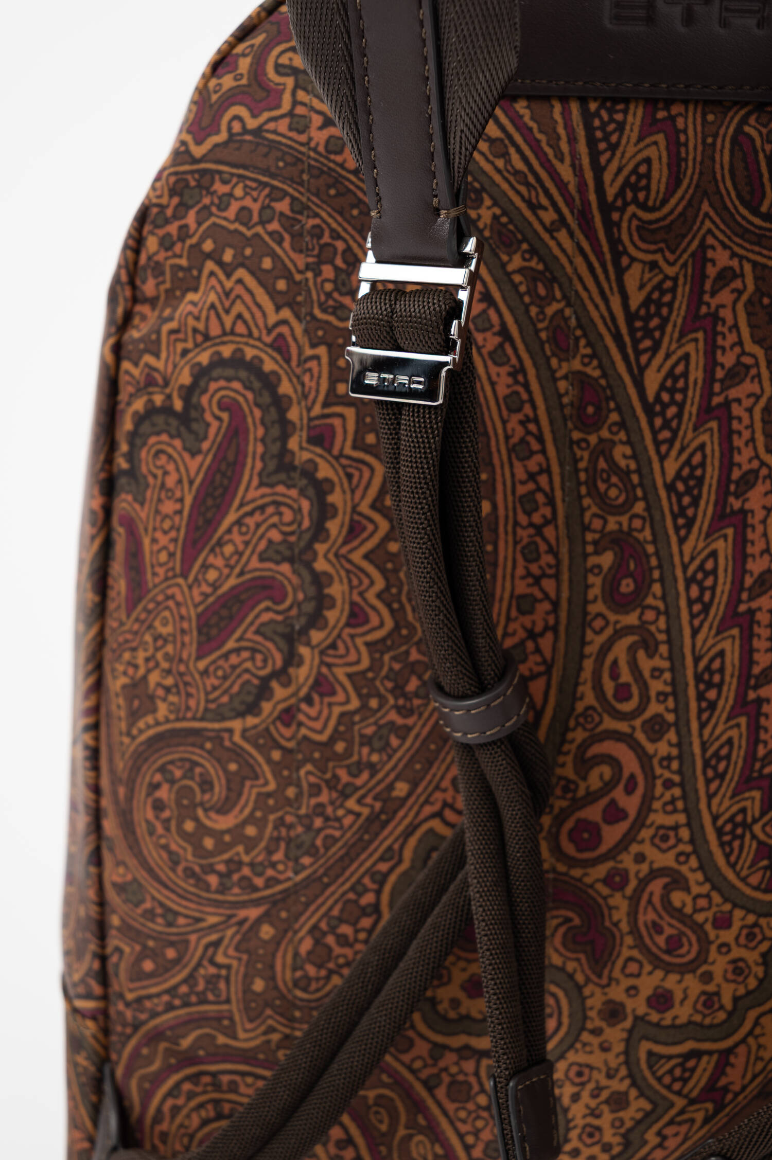 Paisley-Rucksack in Braun