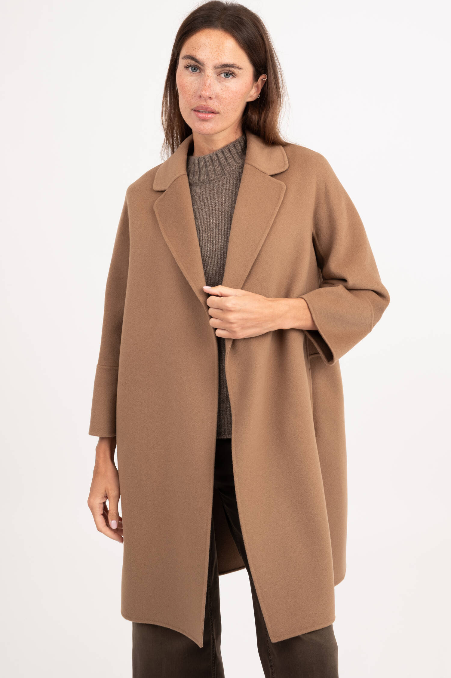 Wollmantel ARONA in Camel Wollmantel ARONA in Camel