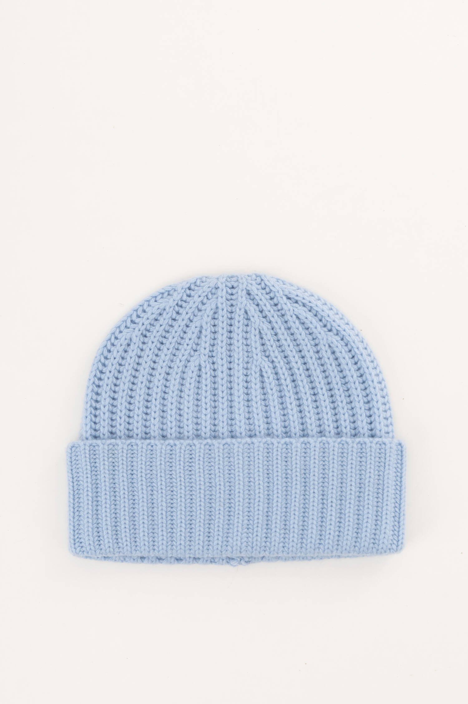 Woll-Cashmere-Beanie in Hellblau