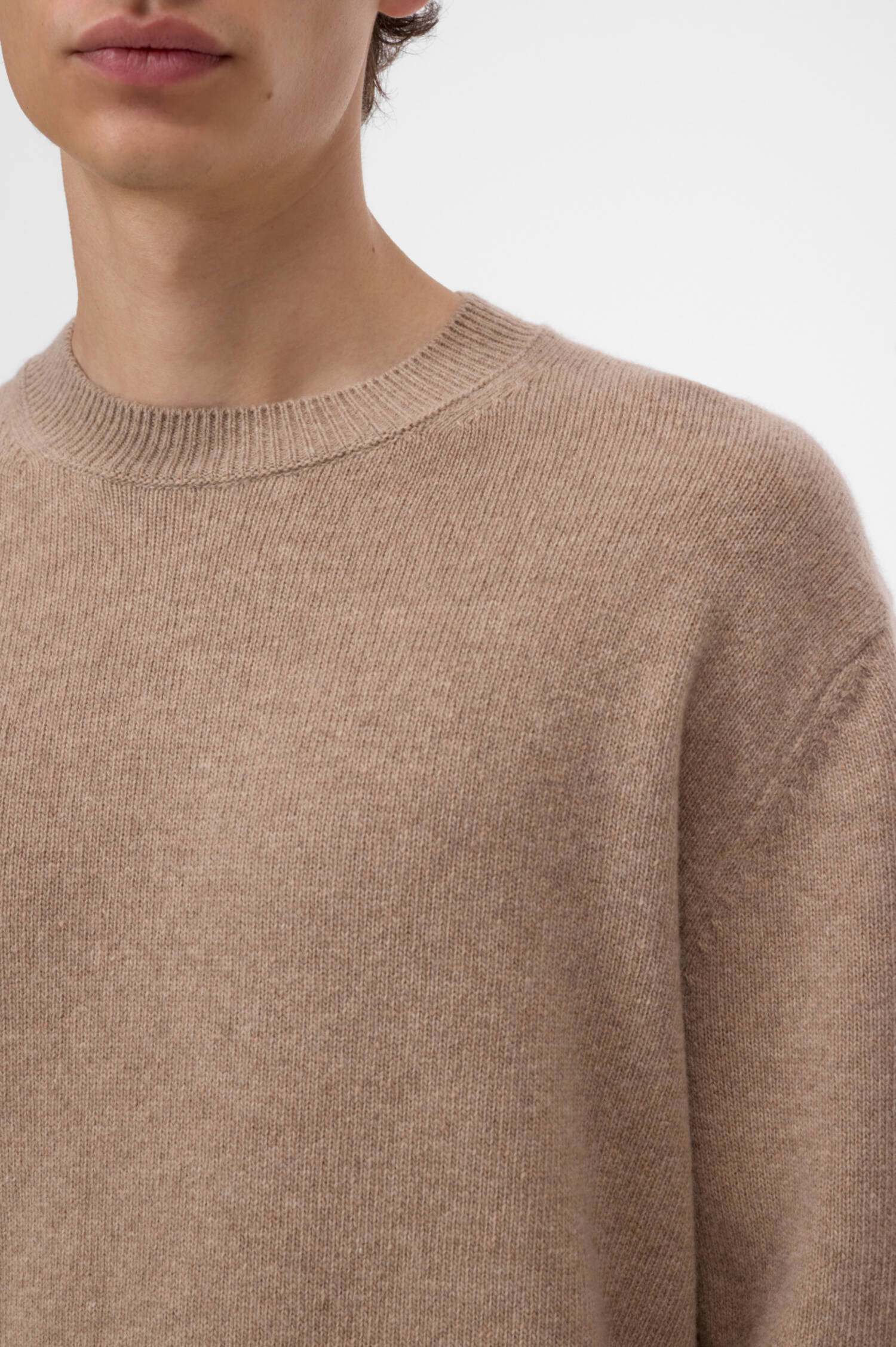 Wollpullover in Beige Wollpullover in Beige