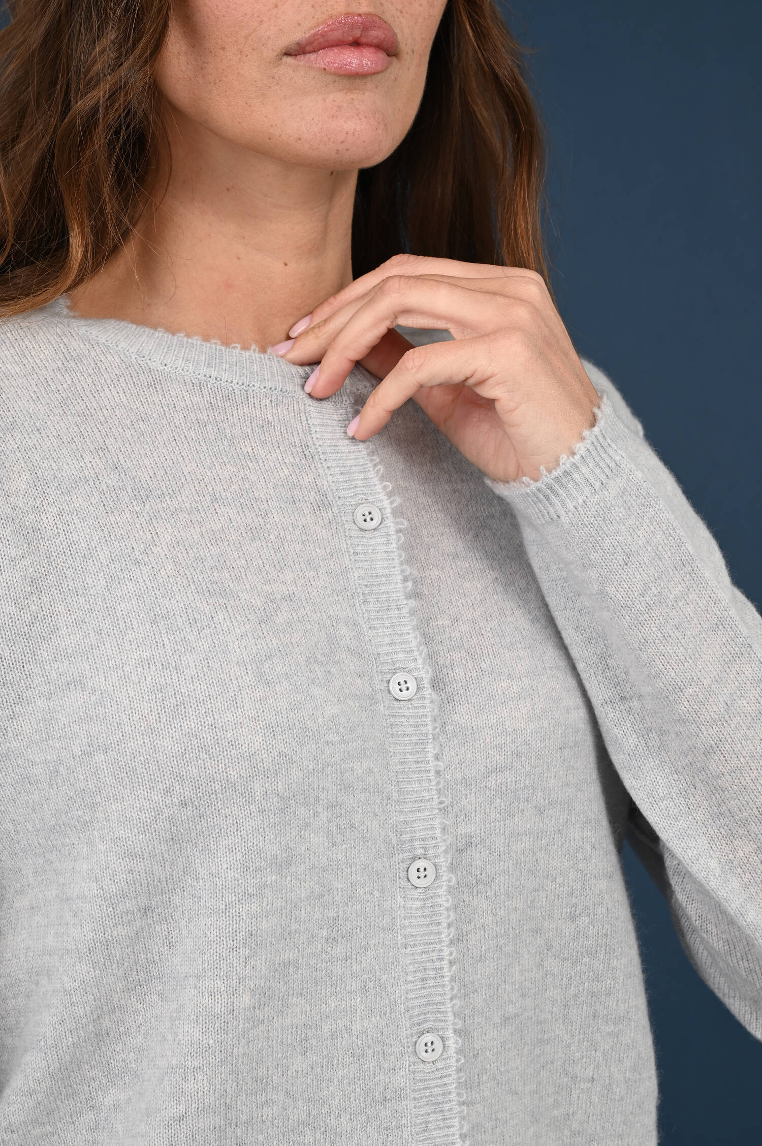 Cashmere Strickweste in Sanderling Cashmere Strickweste in Sanderling