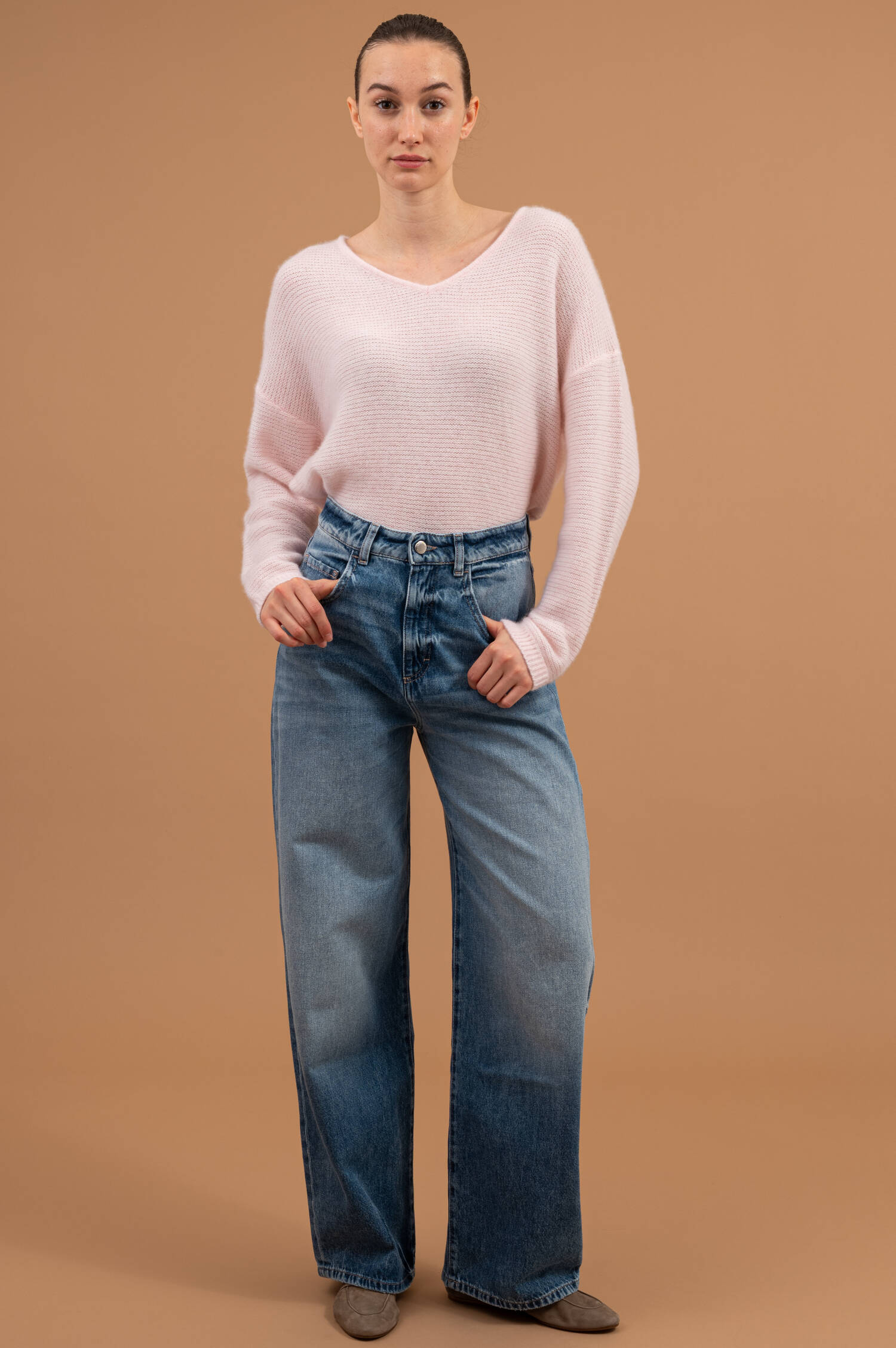 Wide Jeans POPPY in Eclipseblau