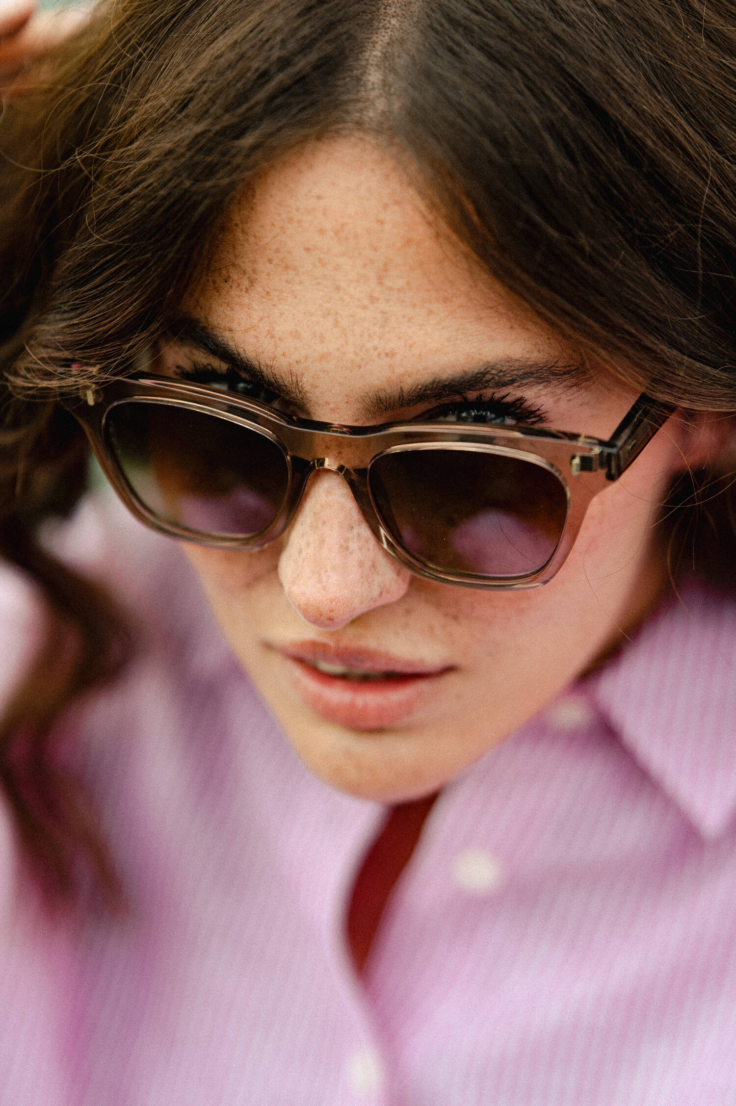Sonnenbrille CECILE in Rosé