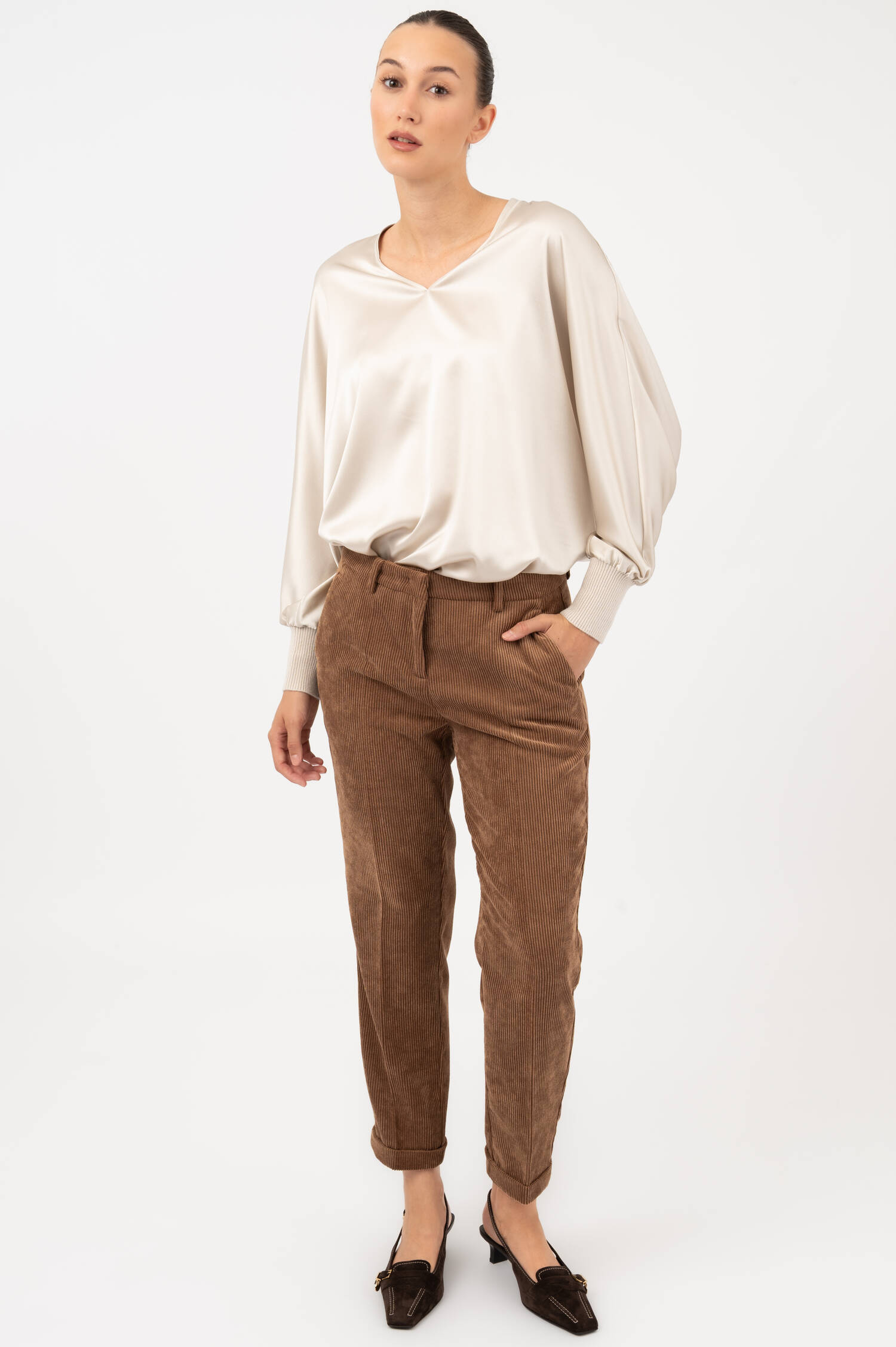 Cord-Hose KRYSTAL in Camel Cord-Hose KRYSTAL in Camel