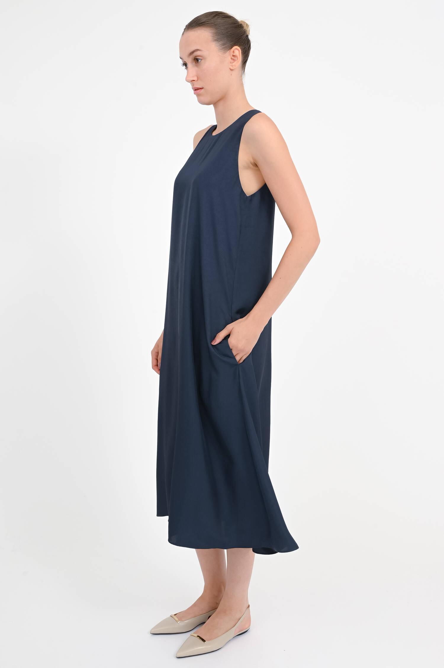 Midi-Kleid ELLYSE in Navy
