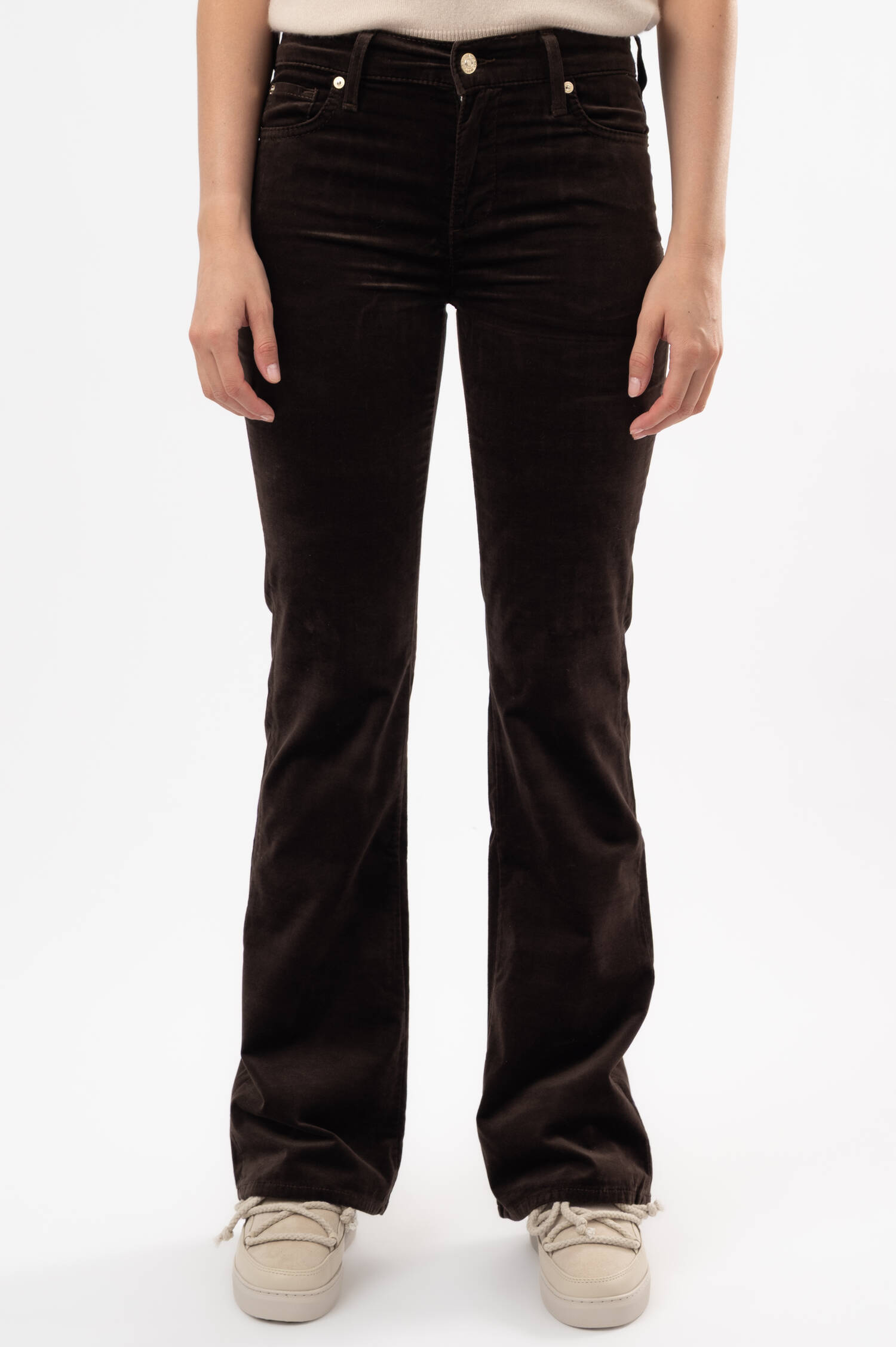 Baumwoll-Mix Hose in Braun Baumwoll-Mix Hose in Braun