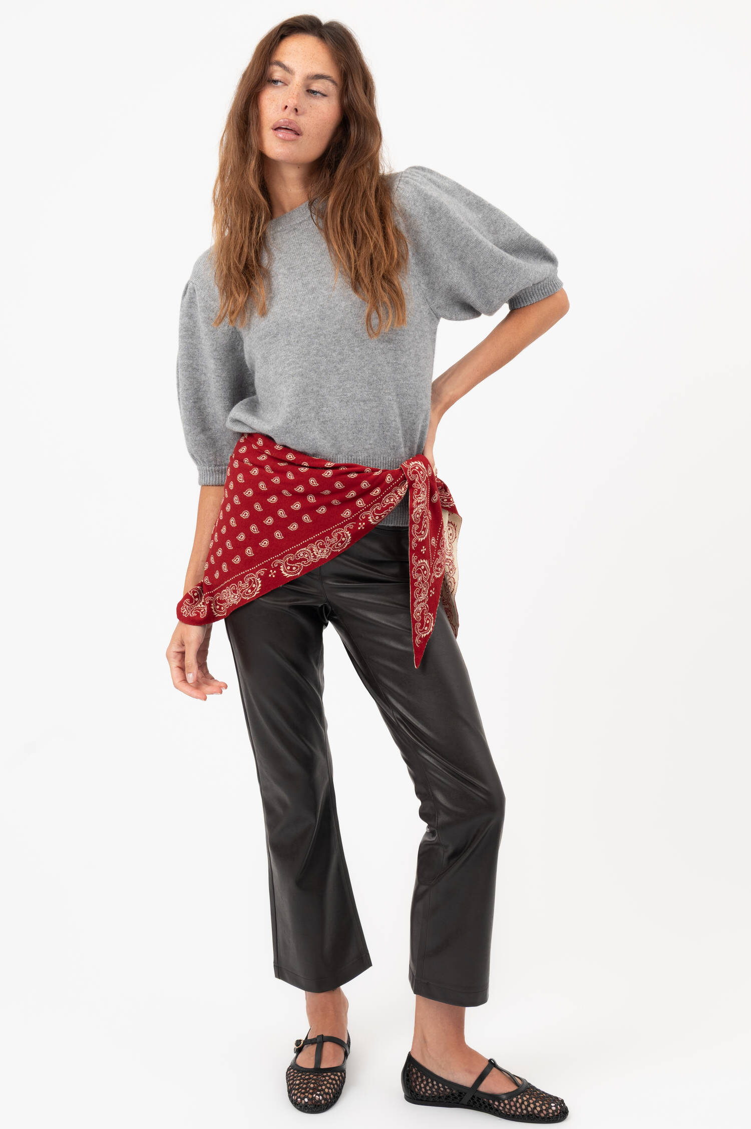 Vegane-Kunstlederhose FELICE in Dunkelbraun Vegane-Kunstlederhose FELICE in Dunkelbraun