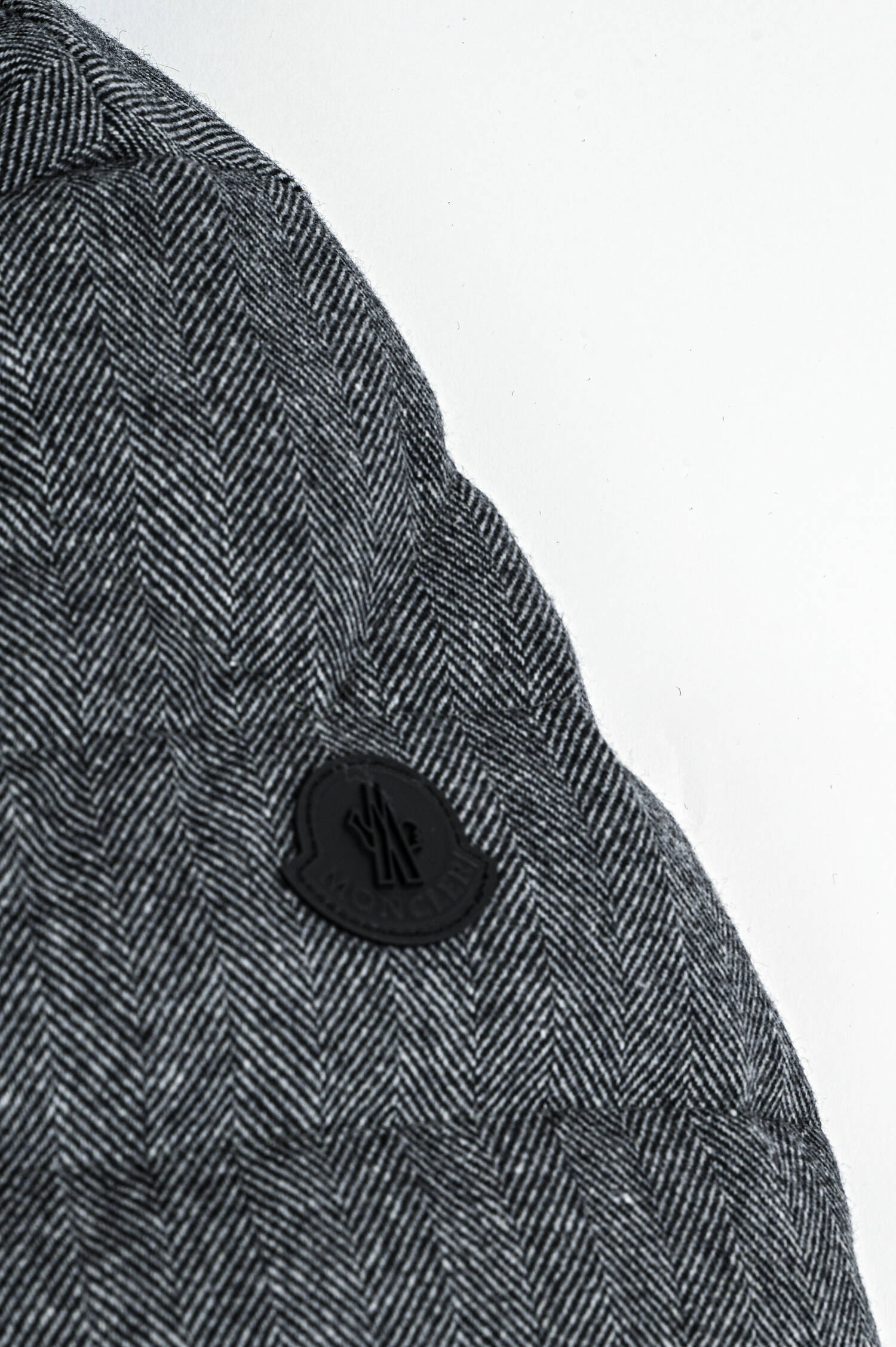 Steppjacke aus Woll-Mix in Grau gemustert Steppjacke aus Woll-Mix in Grau gemustert