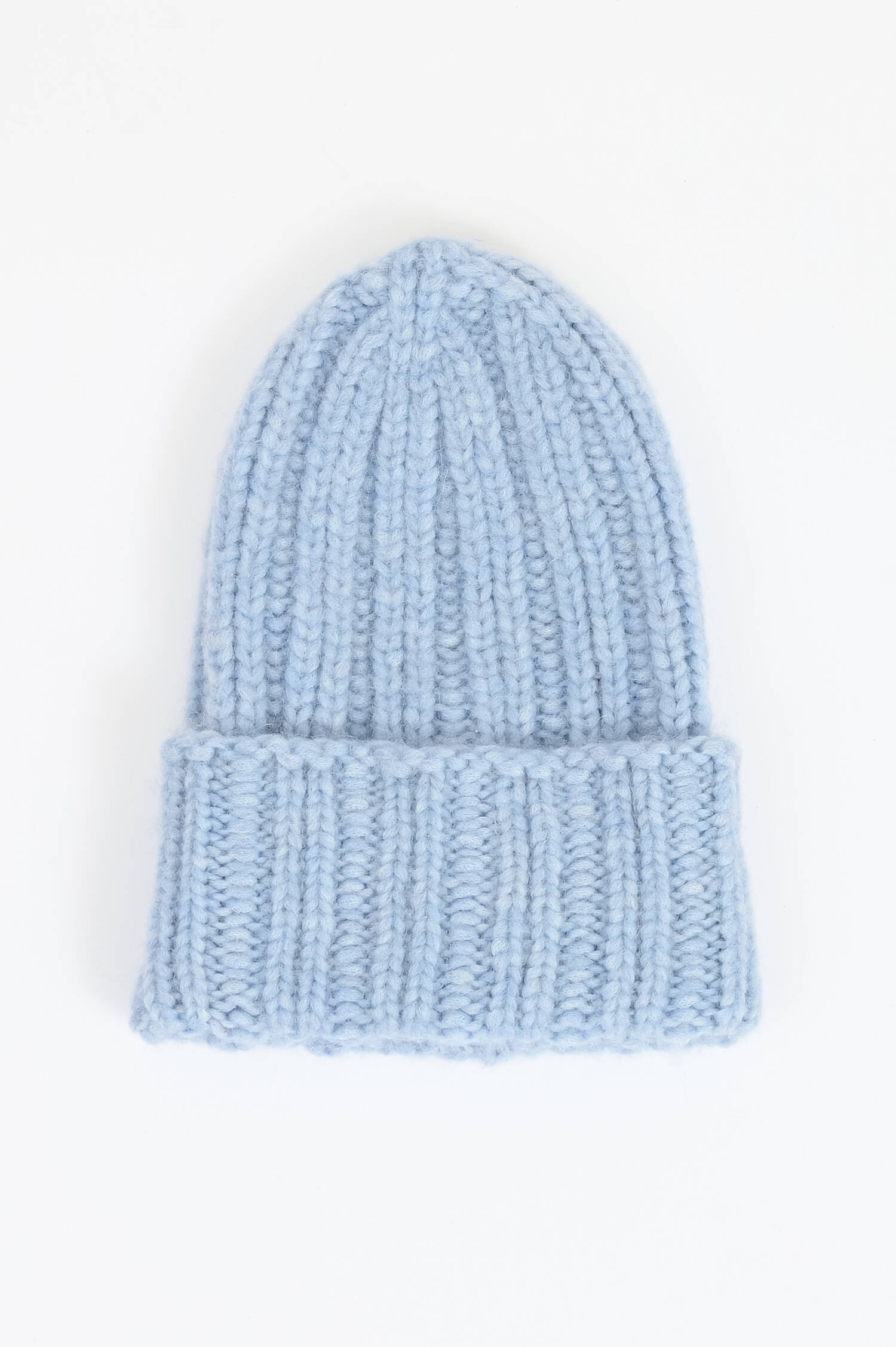 Mütze aus Wollmix in Hellblau Mütze aus Wollmix in Hellblau