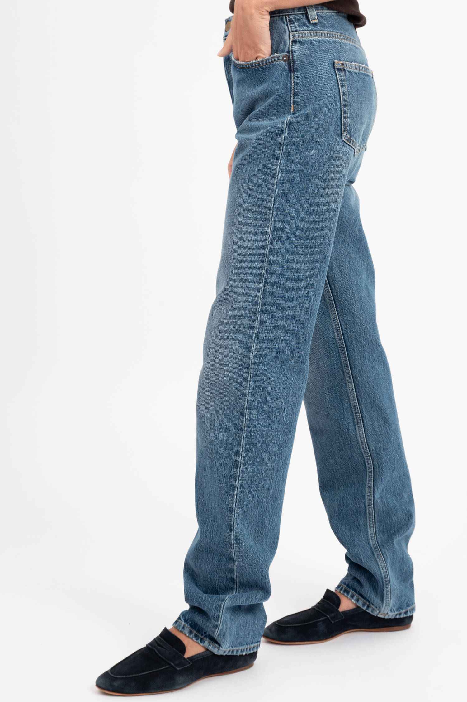 Straight-Leg Jeans in Hellblau Straight-Leg Jeans in Hellblau