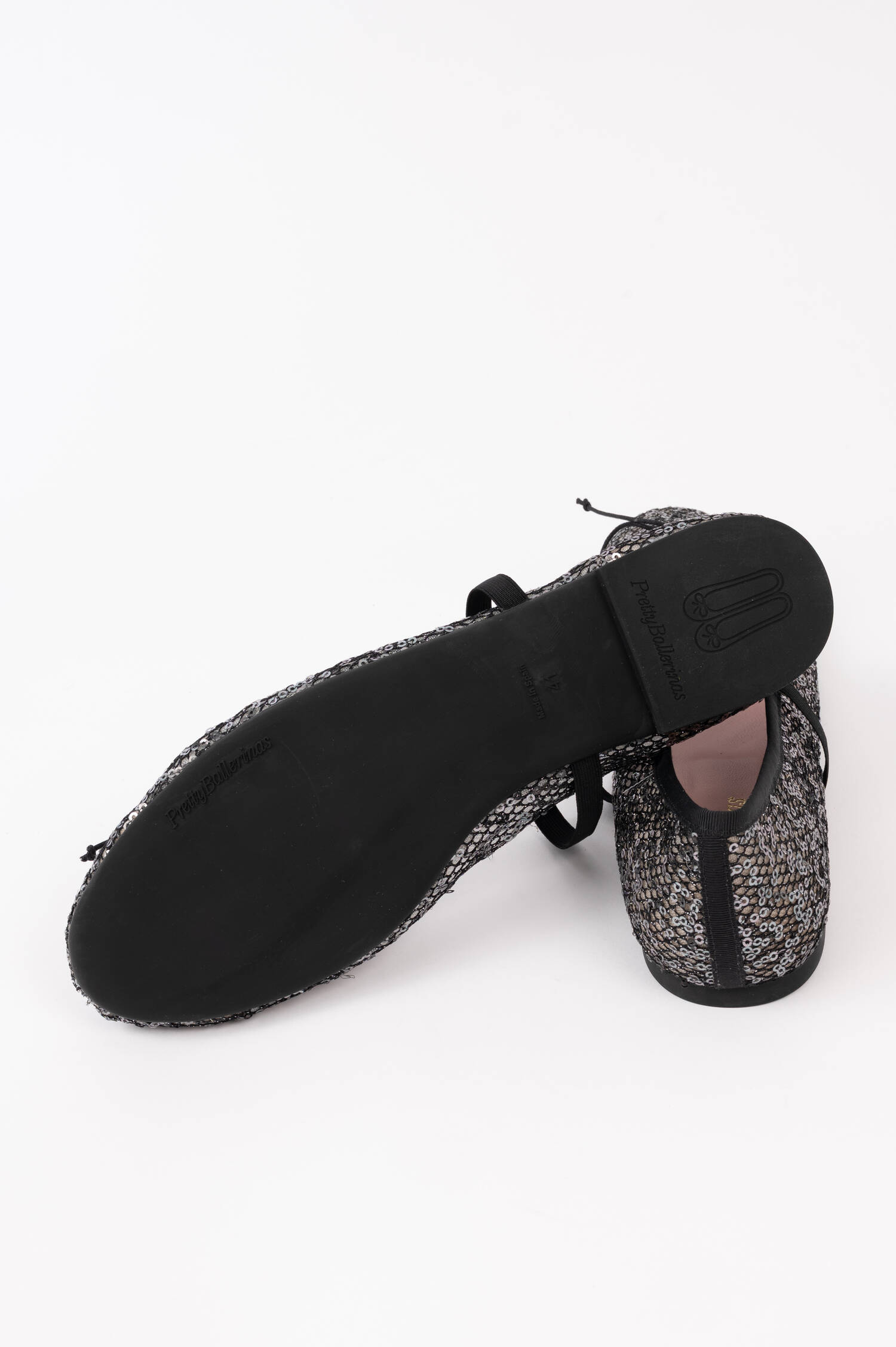 Pailetten Ballerina in Schwarz Pailetten Ballerina in Schwarz