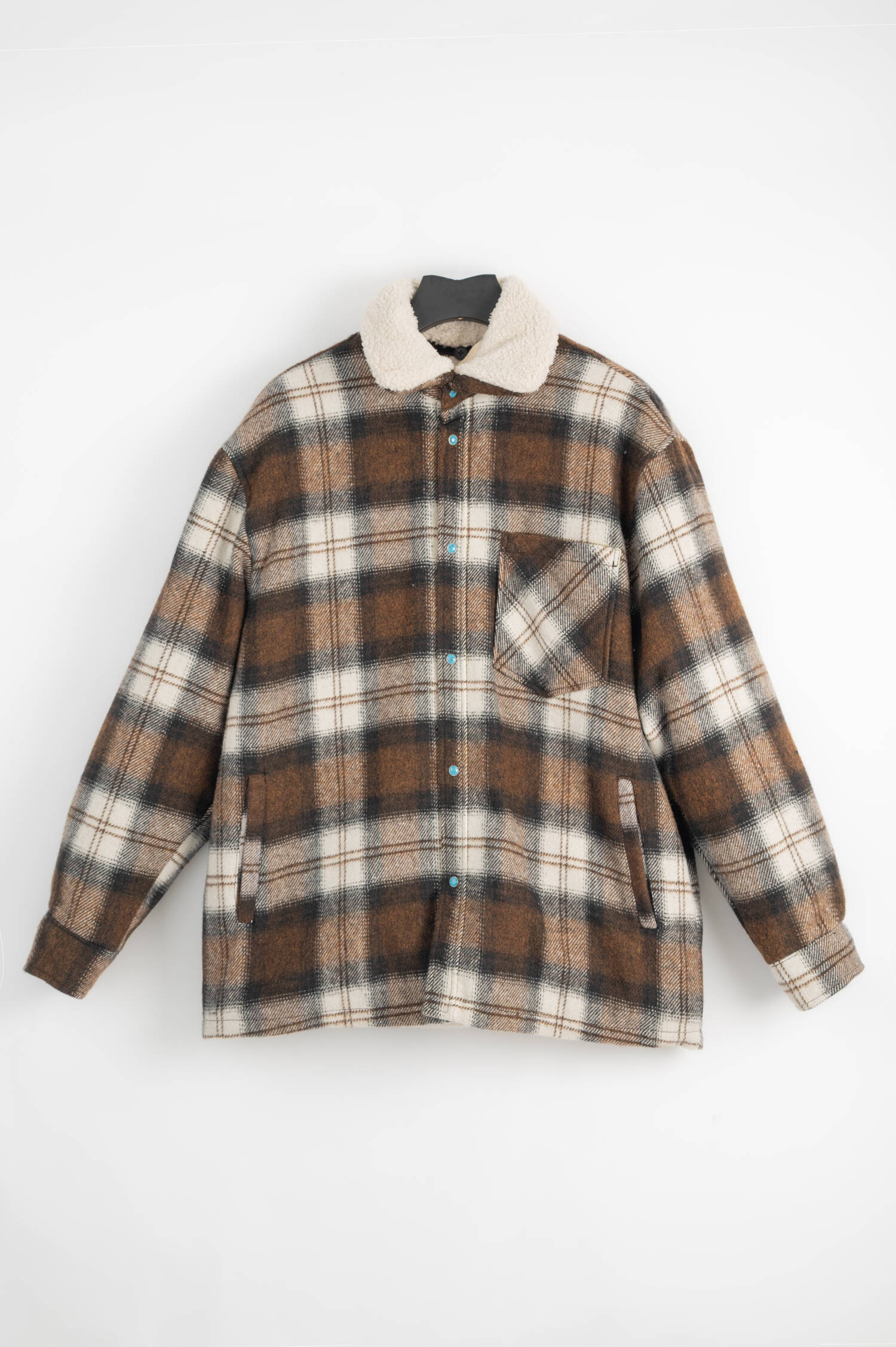 Teddy-Flanell-Jacke OAKLEY in Braun