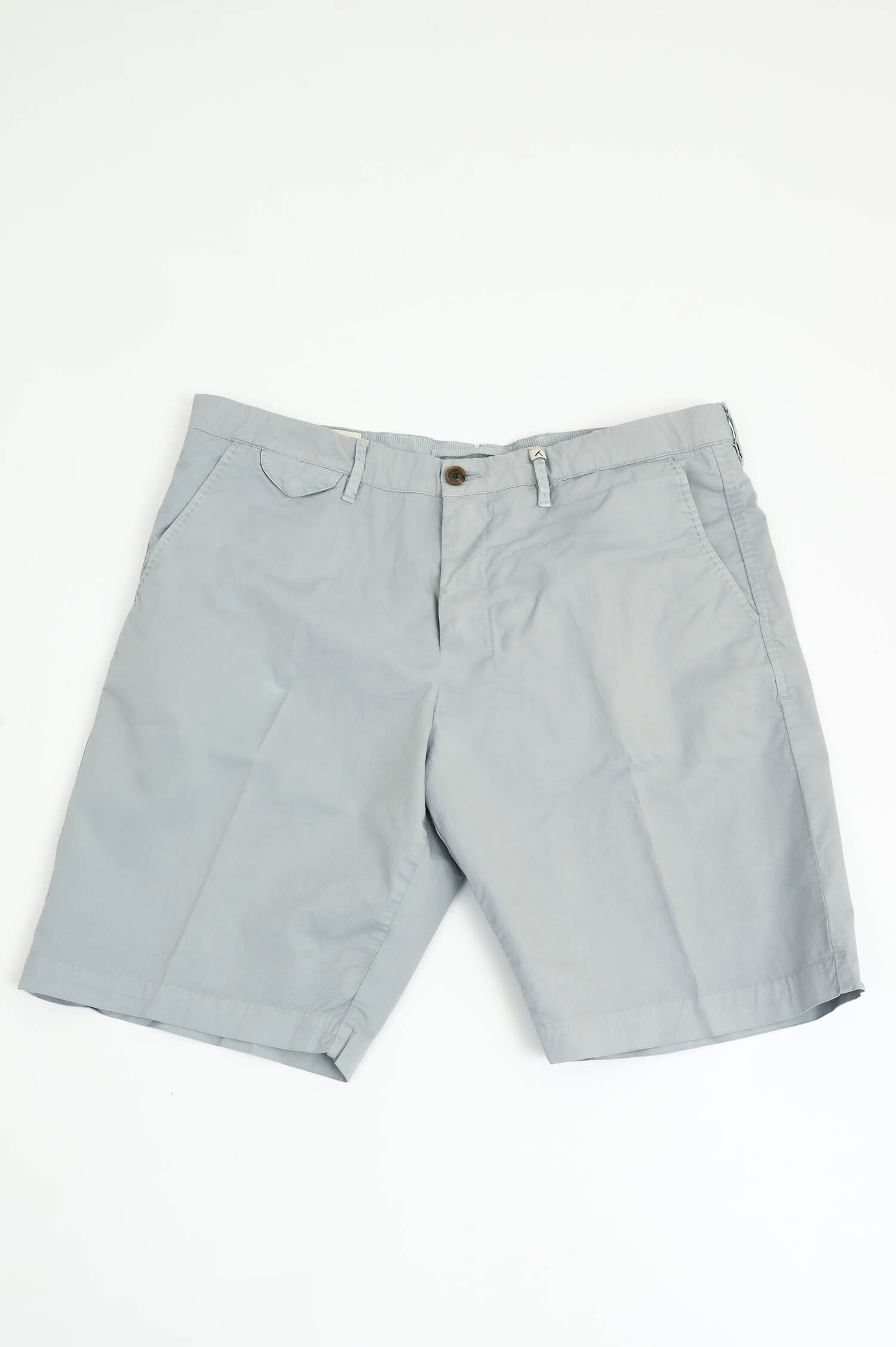 Baumwoll-Bermuda in Hellgrau