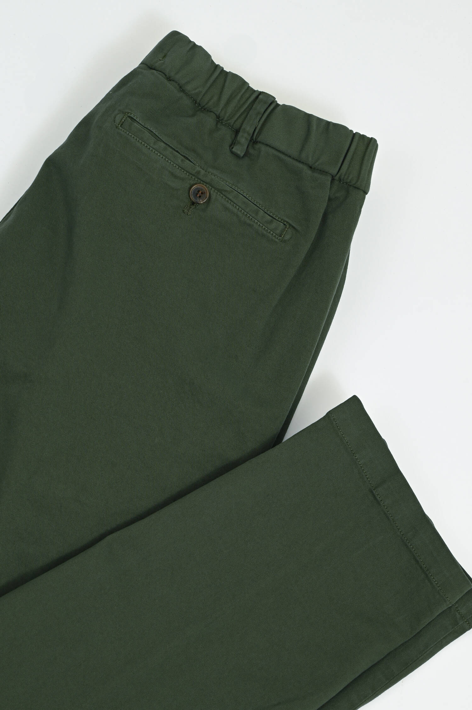 Hose aus Baumwolle in Oliv