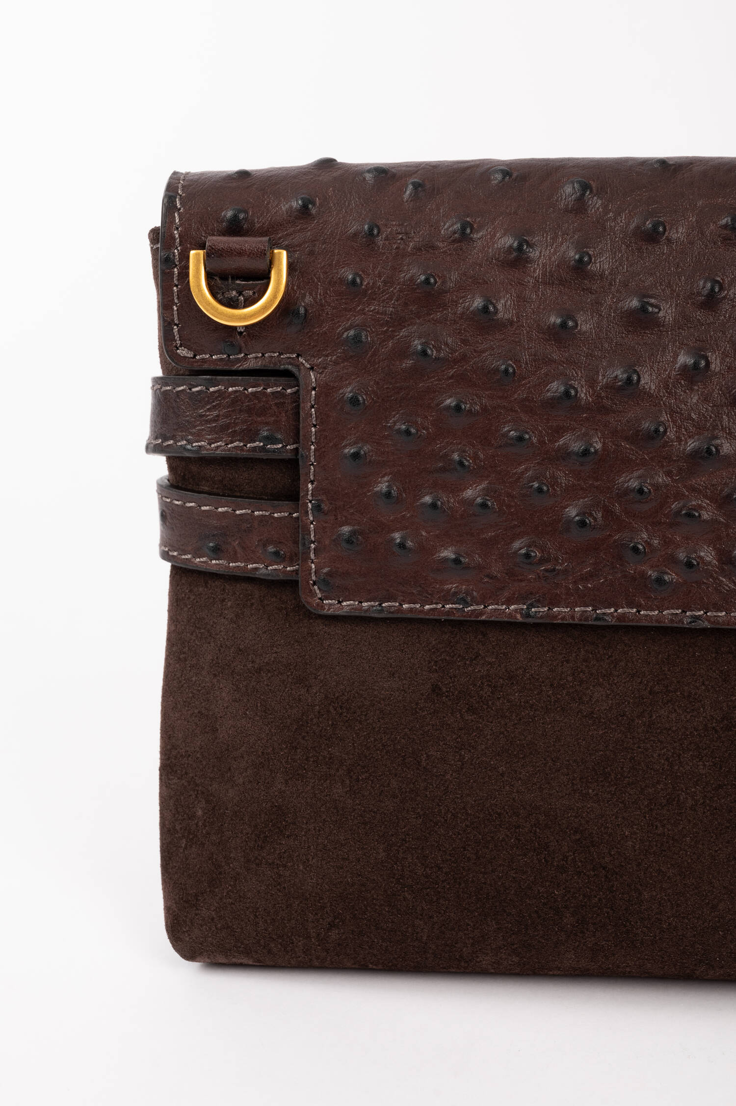 Leder Clutch BELTY in Dunkelbraun Leder Clutch BELTY in Dunkelbraun