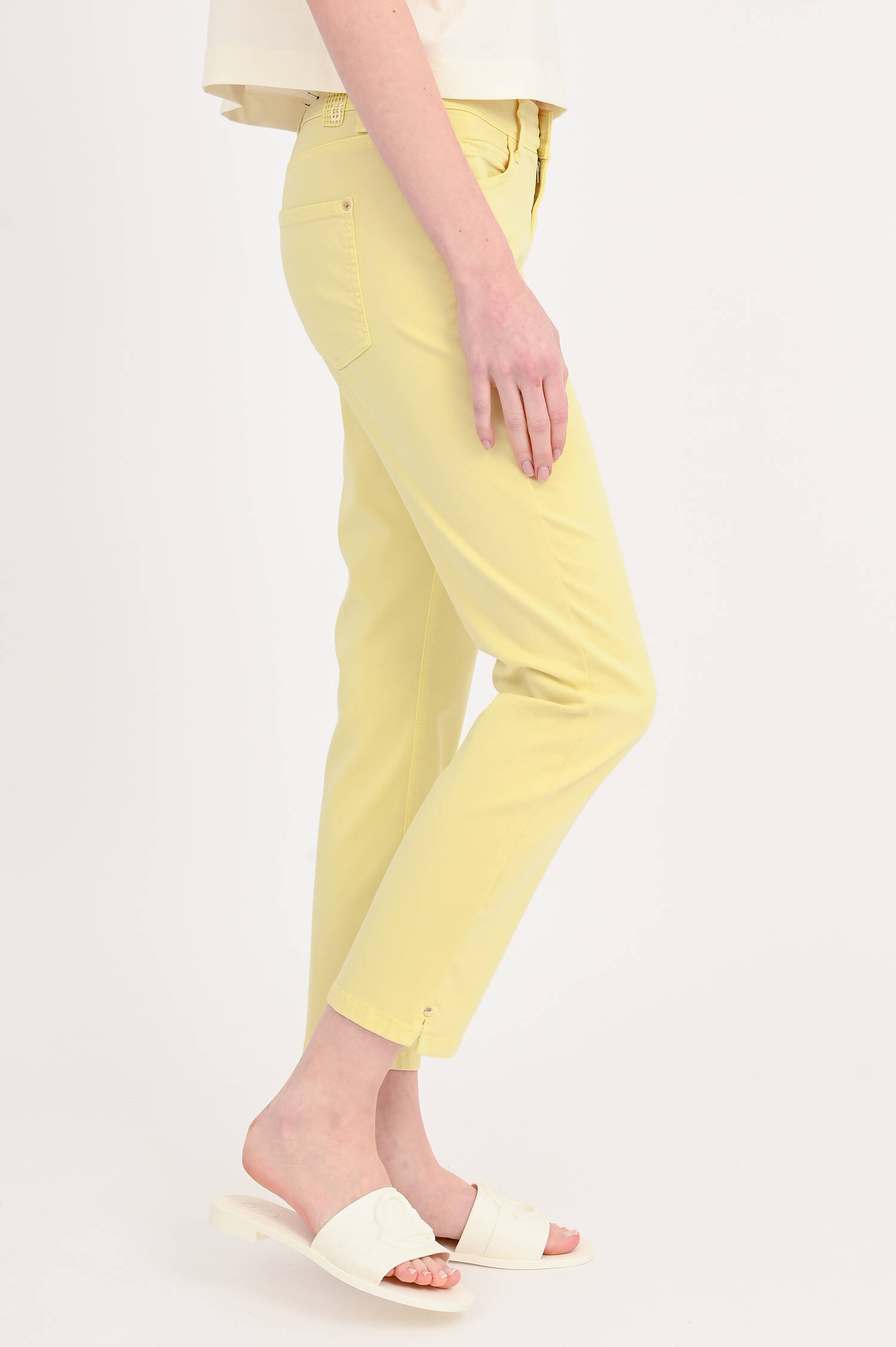 Hose HIGH SUMMER SATEEN in Gelb