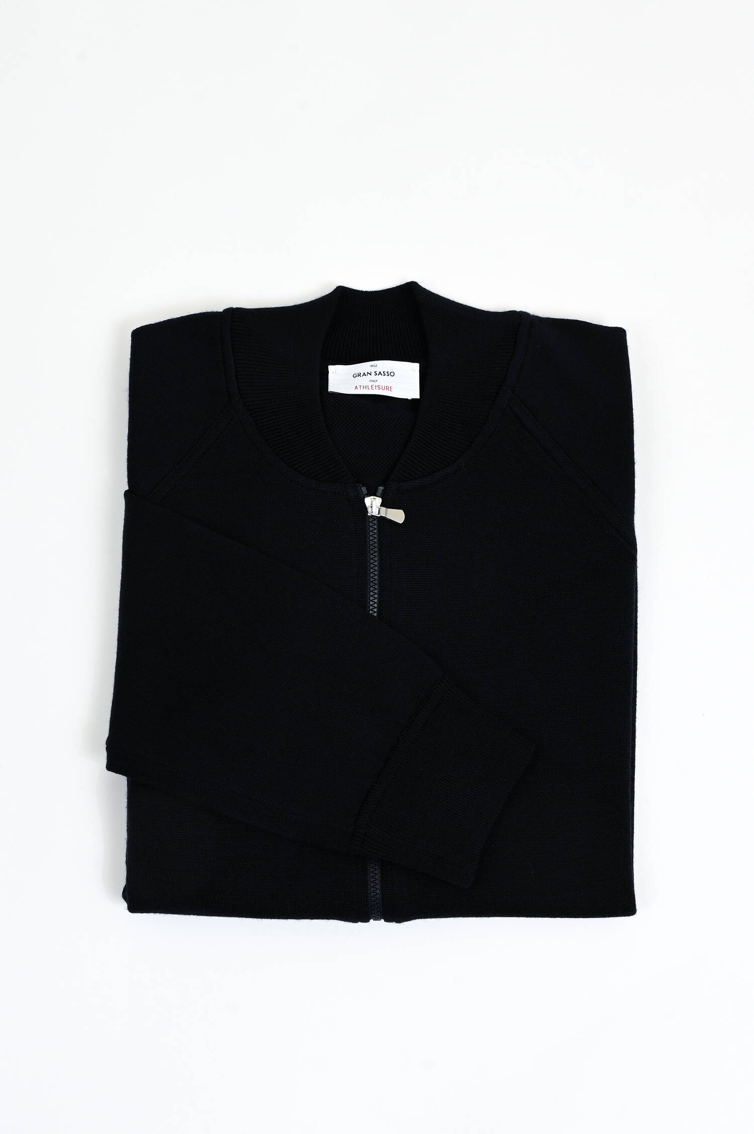 Bomberjacke aus Merinowolle in Navy