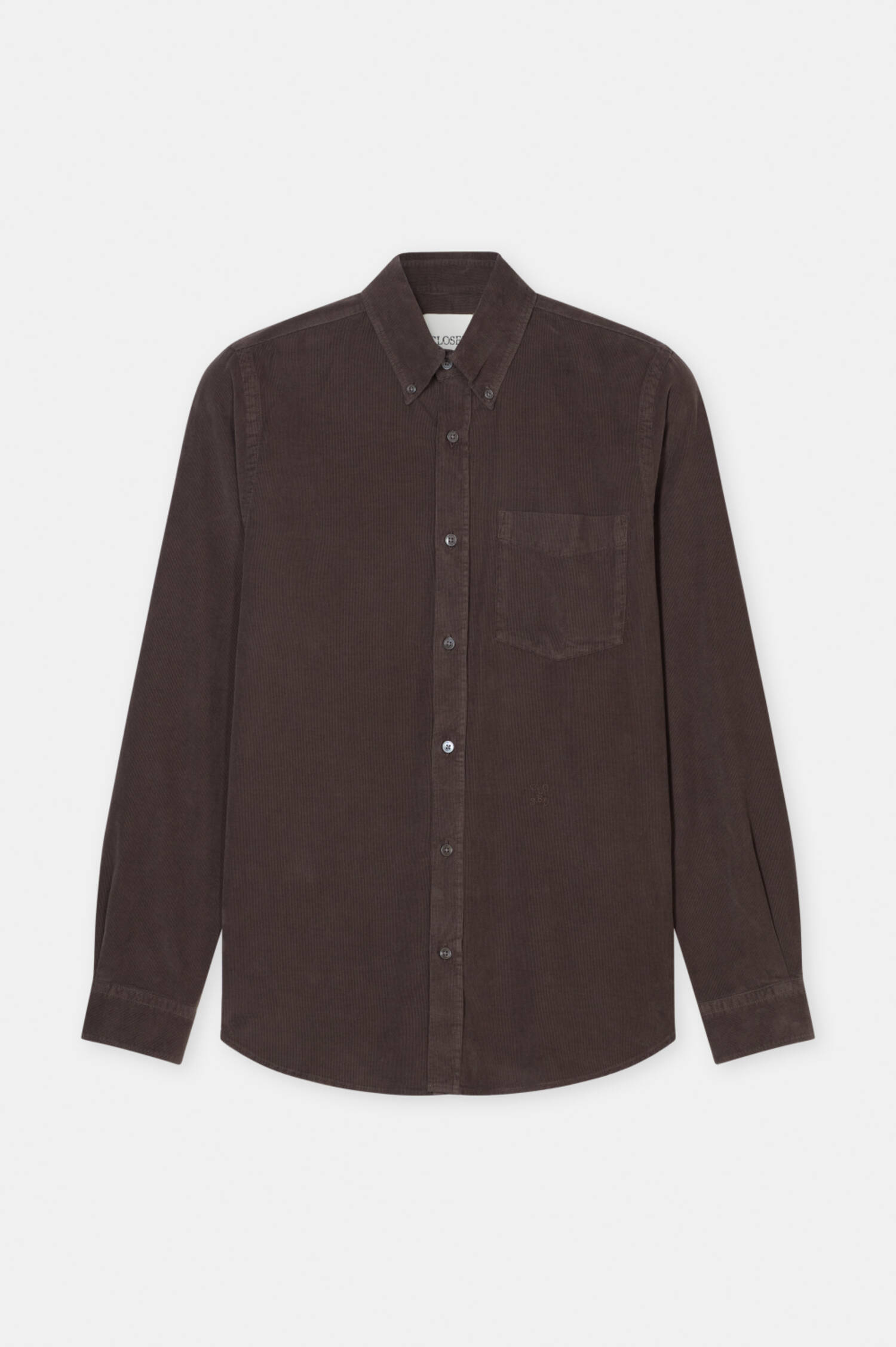 Button-Down Cord-Hemd in Braun Button-Down Cord-Hemd in Braun