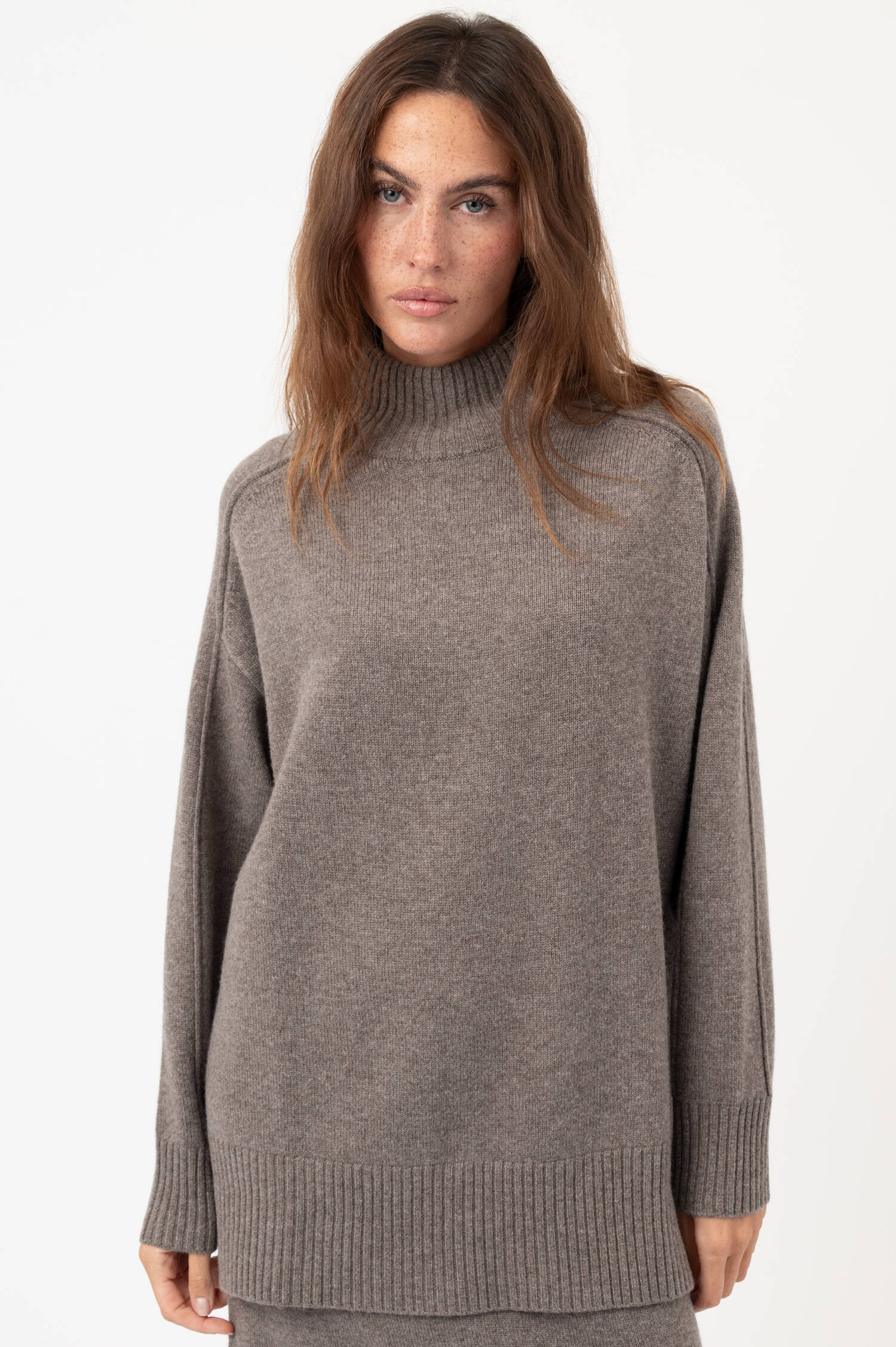 Woll-Pullover in Grau Woll-Pullover in Grau