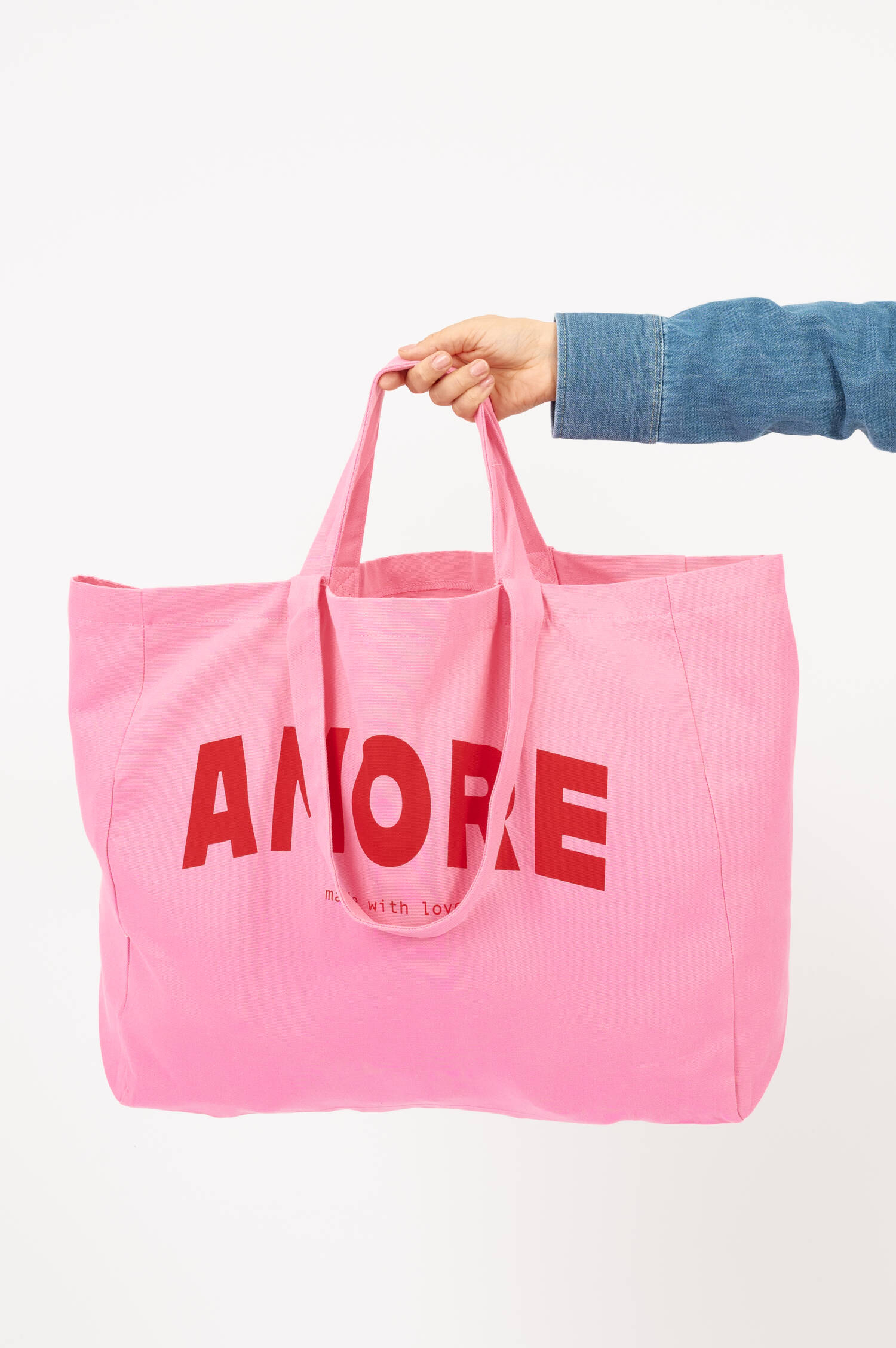 Stoffbeutel AMORE in Pink